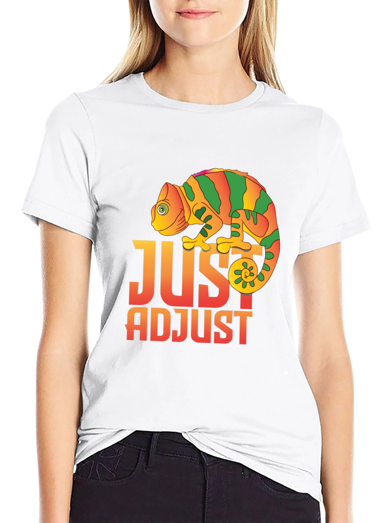 Just Adjust Chameleon Graphic T-Shirt