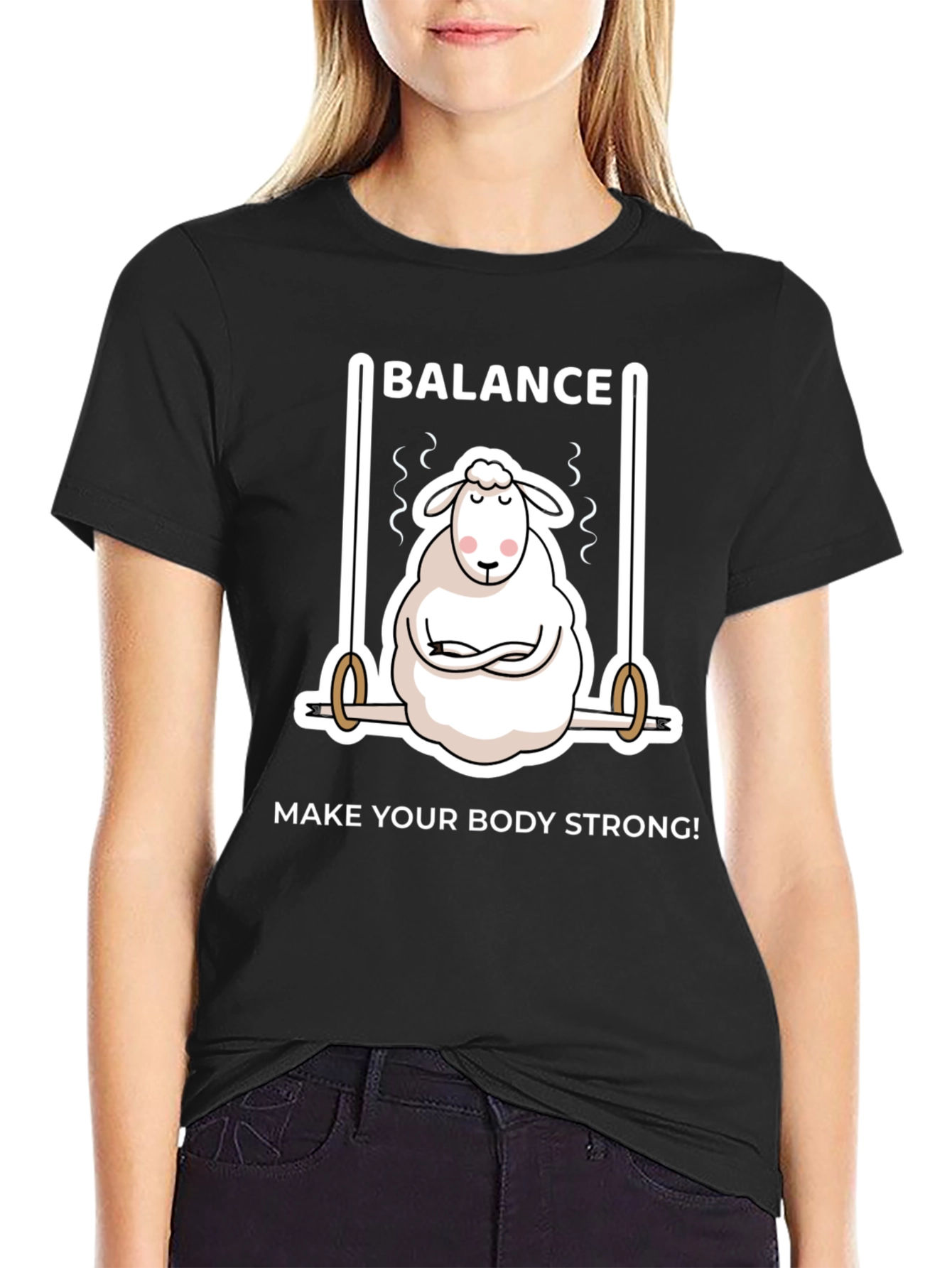 Balance Sheep T-Shirt - Make Your Body Strong!