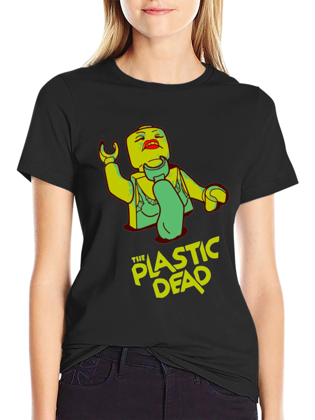 The Plastic Dead Graphic T-Shirt - Black Cotton Tee