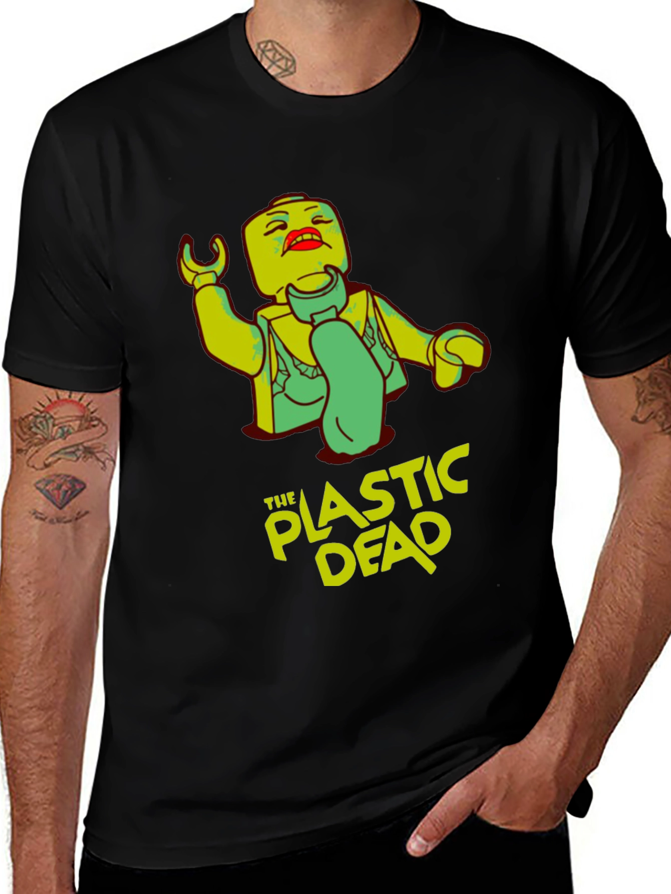 The Plastic Dead Graphic T-Shirt - Black Cotton Tee