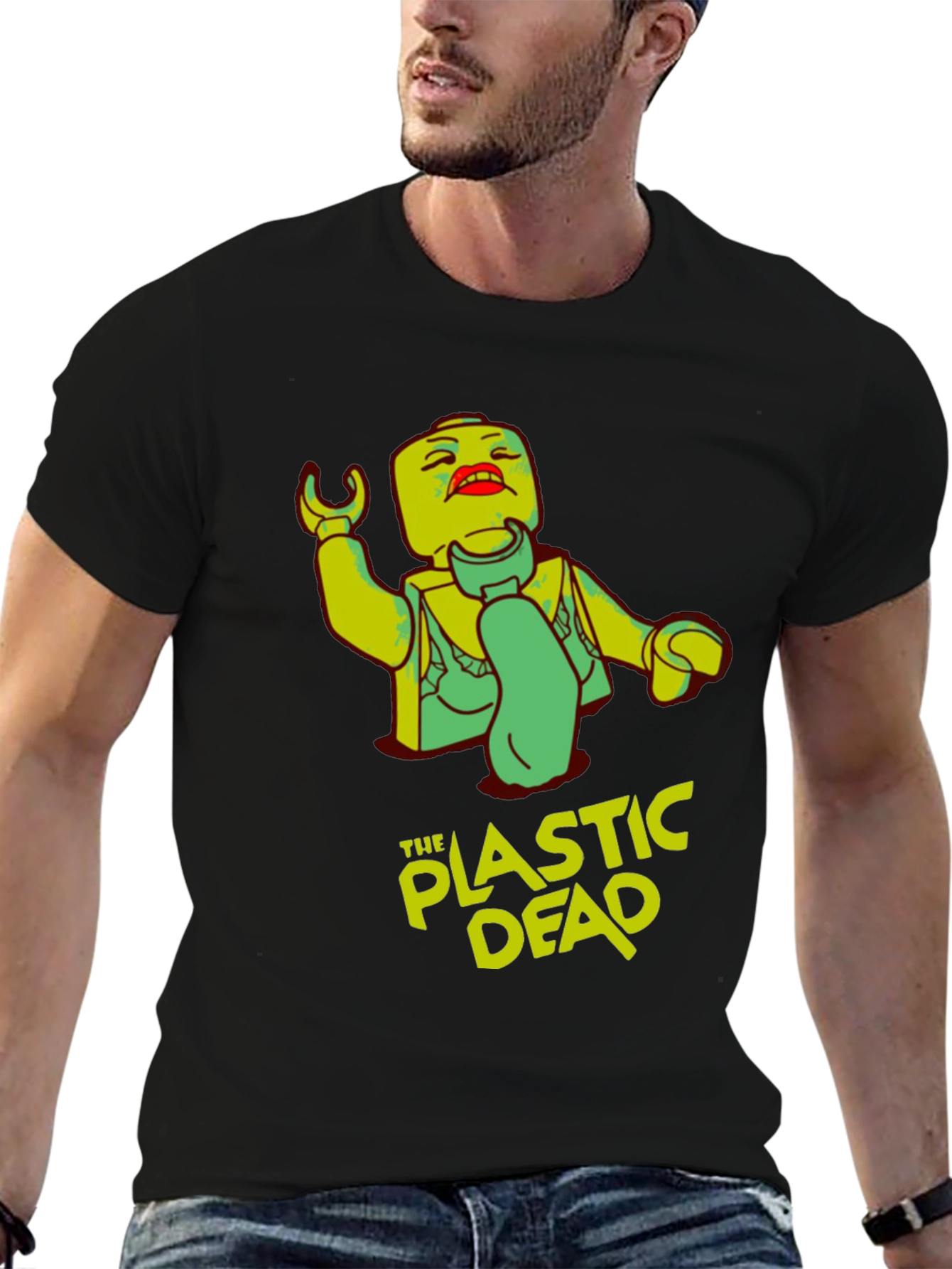 The Plastic Dead Graphic T-Shirt - Black Cotton Tee