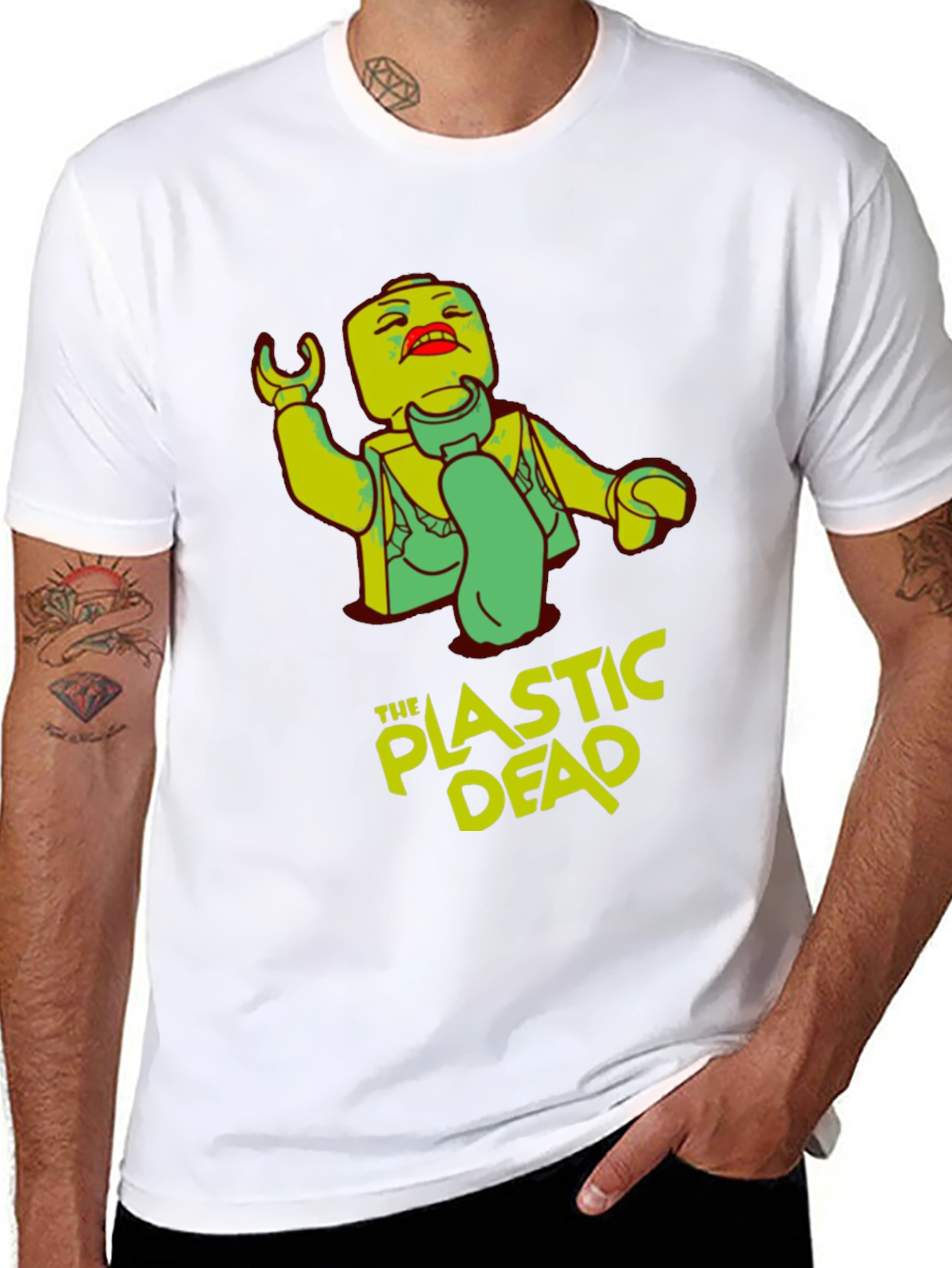 The Plastic Dead Graphic T-Shirt - Black Cotton Tee