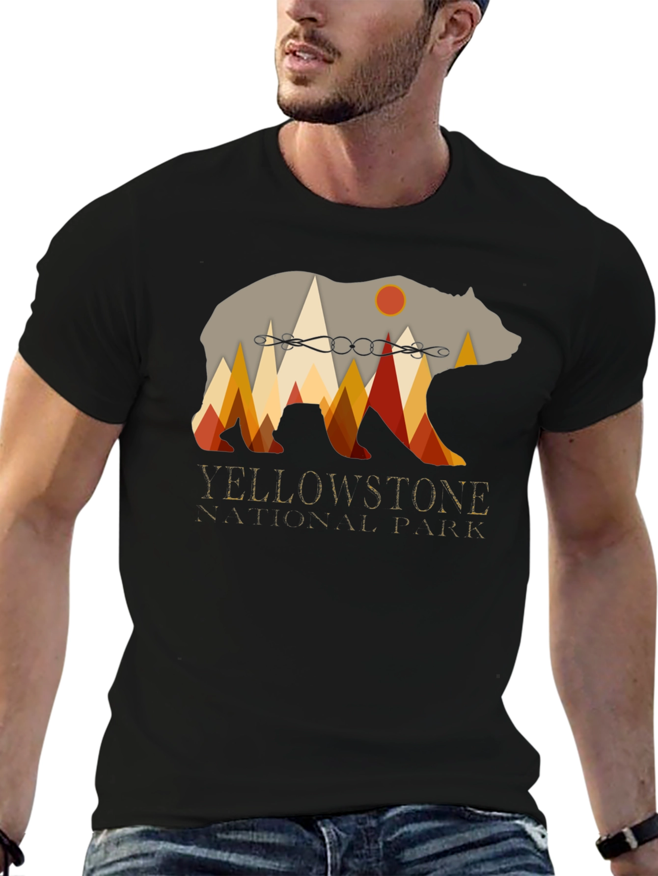 Yellowstone National Park Bear Graphic Tee