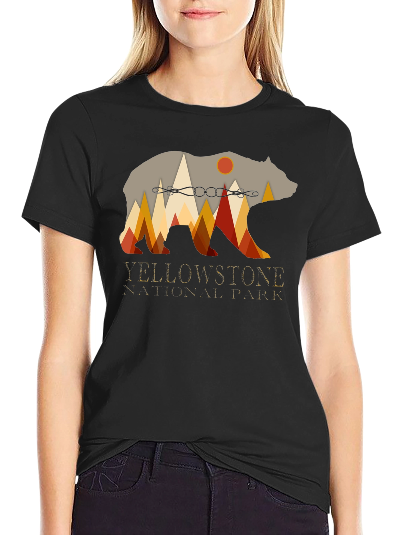 Yellowstone National Park Bear Graphic Tee