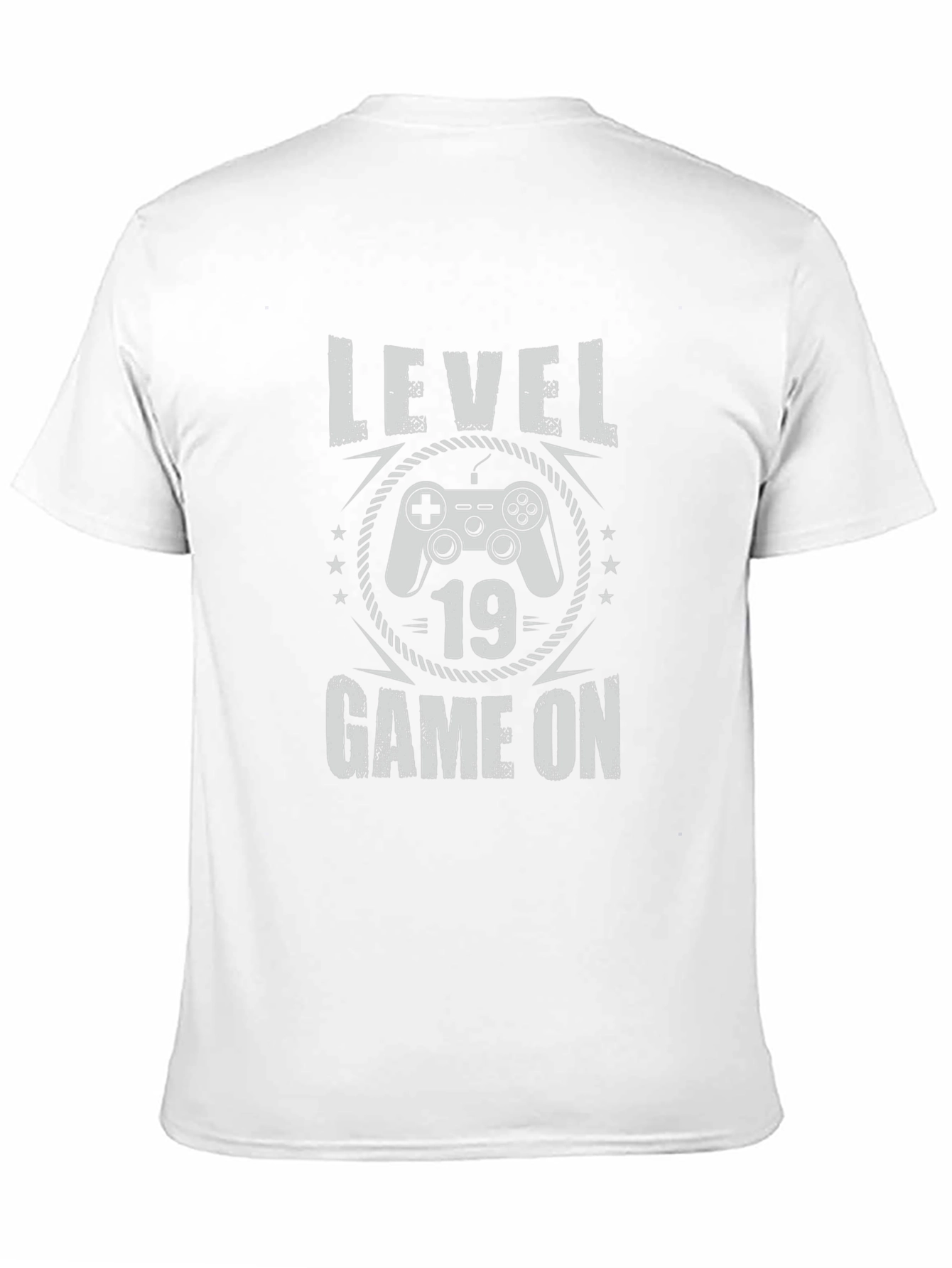 Level 19 Game On T-Shirt - Gamer Birthday Tee