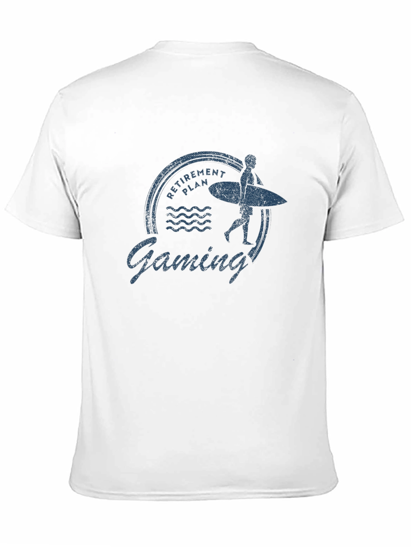 Retirement Gaming T-Shirt - Surfer Graphic Tee
