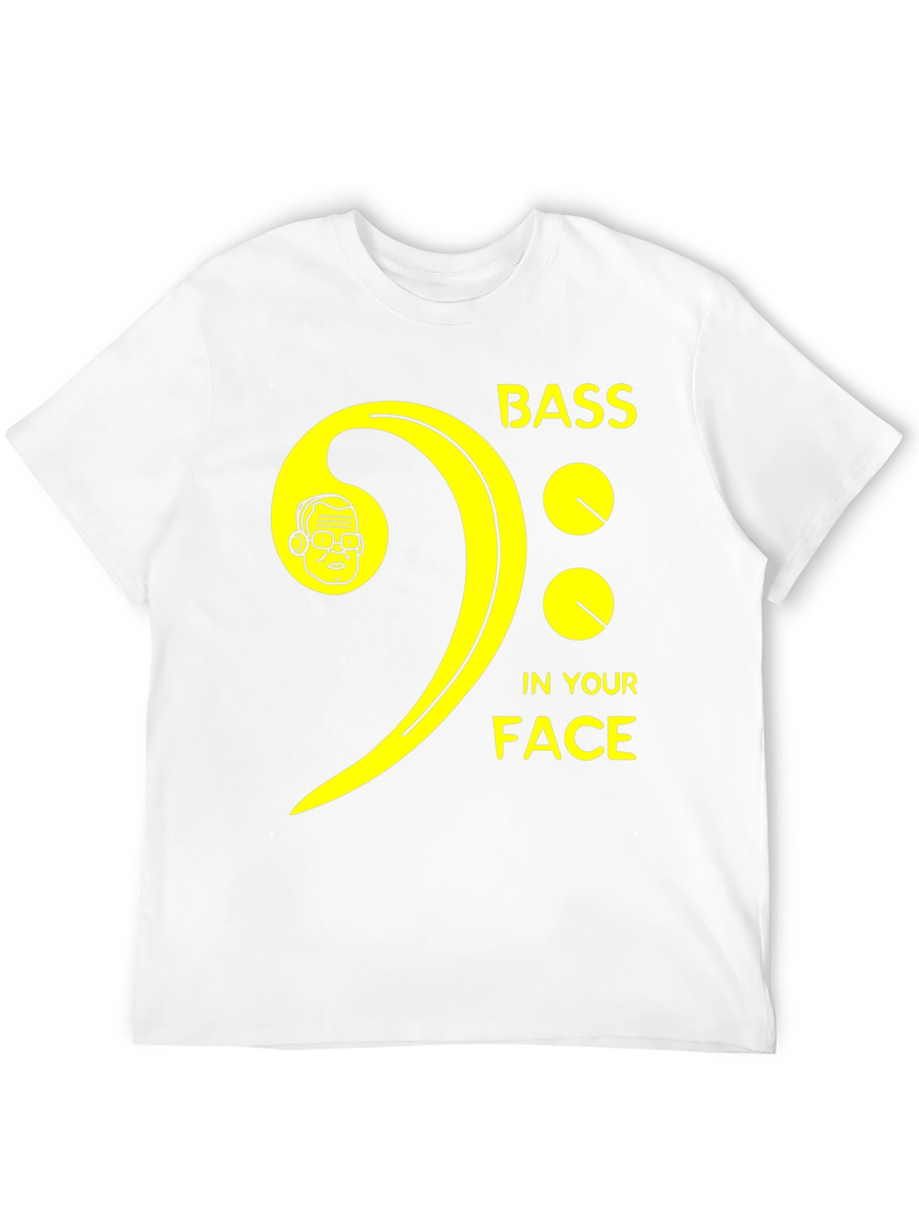 Bass In Your Face Graphic T-Shirt
