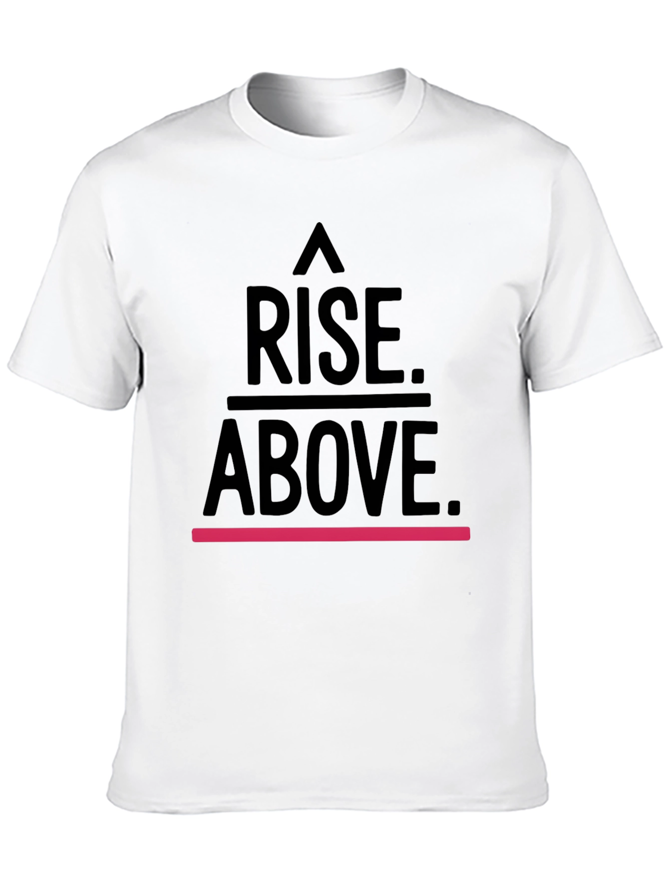 Rise Above Black Graphic T-Shirt