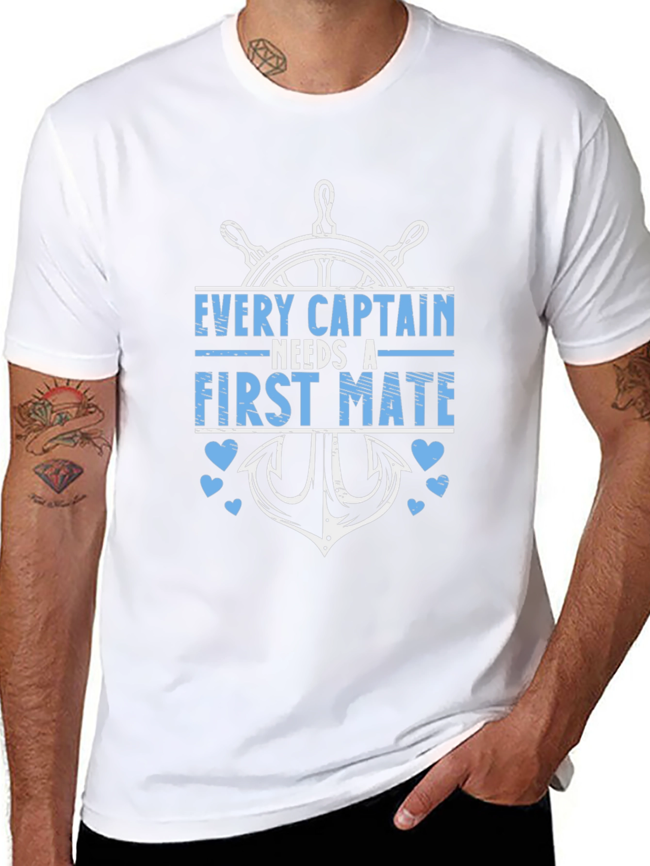 Every Captain Needs A First Mate Graphic Tee