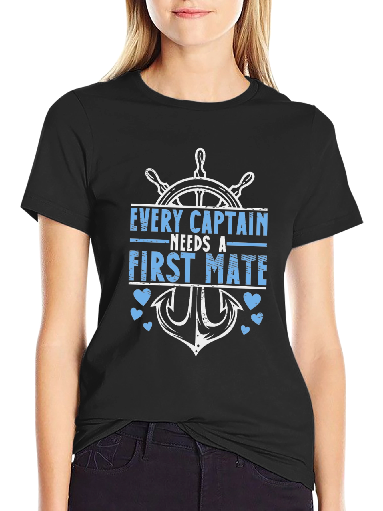 Every Captain Needs A First Mate Graphic Tee