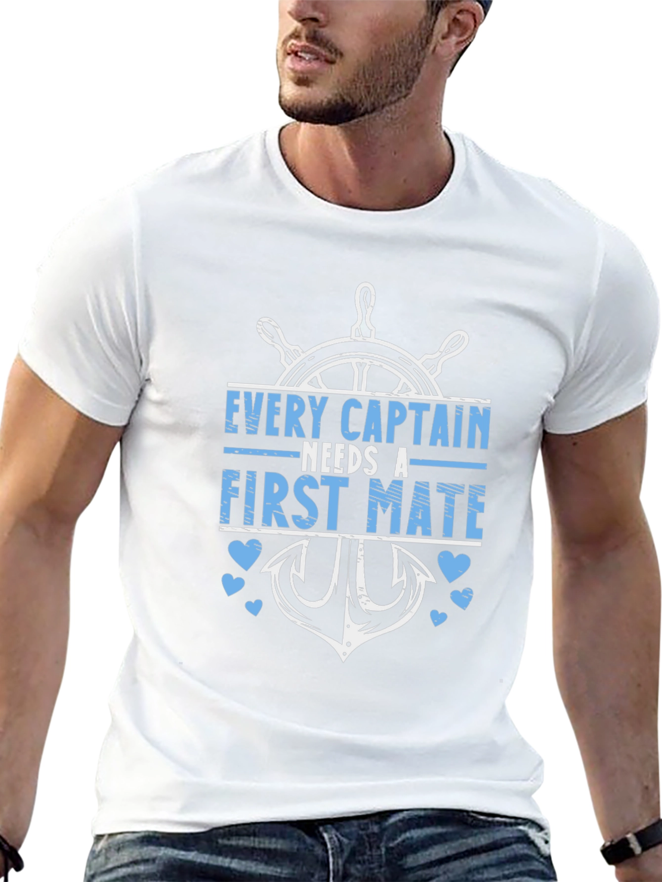 Every Captain Needs A First Mate Graphic Tee