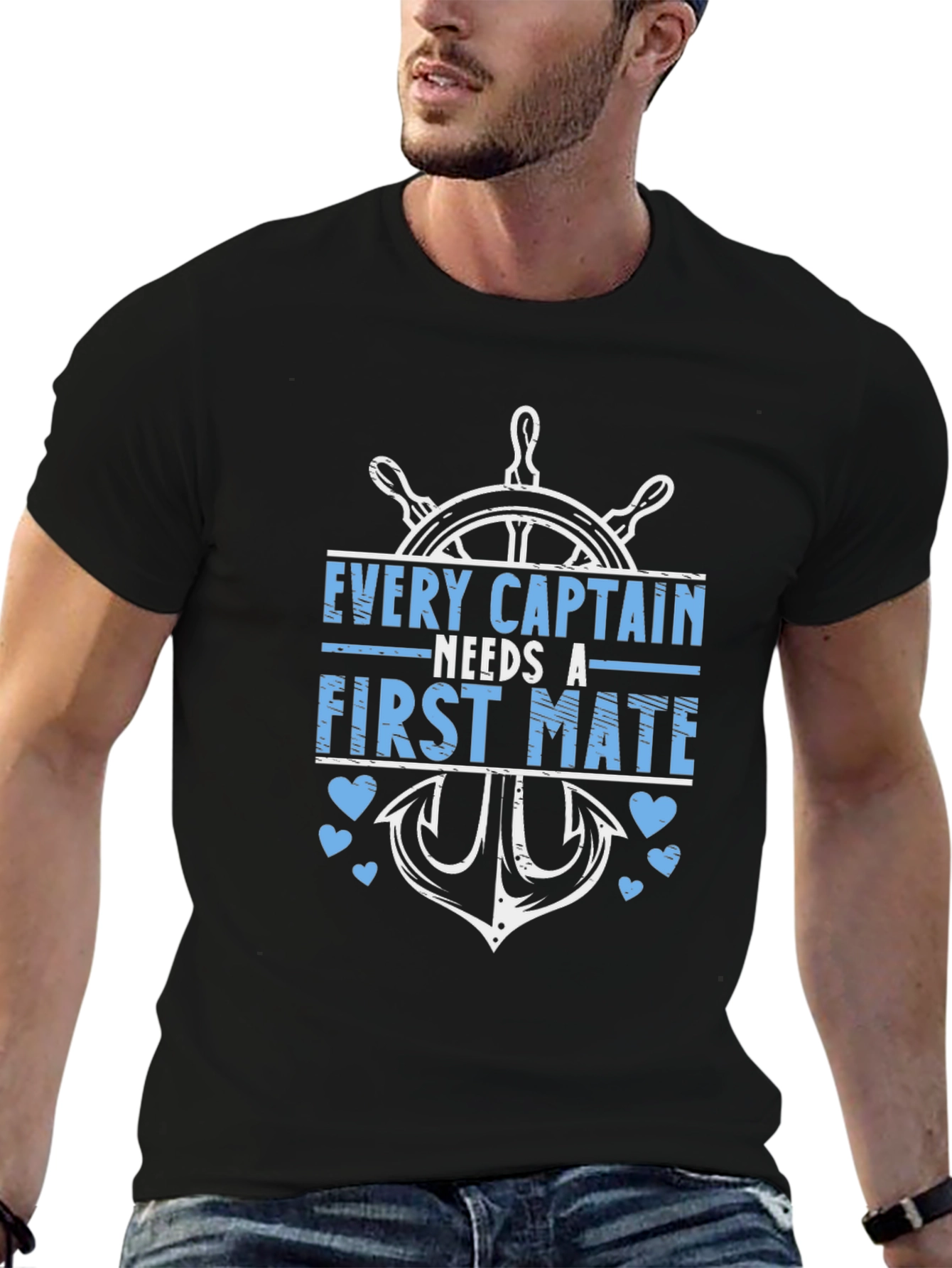 Every Captain Needs A First Mate Graphic Tee