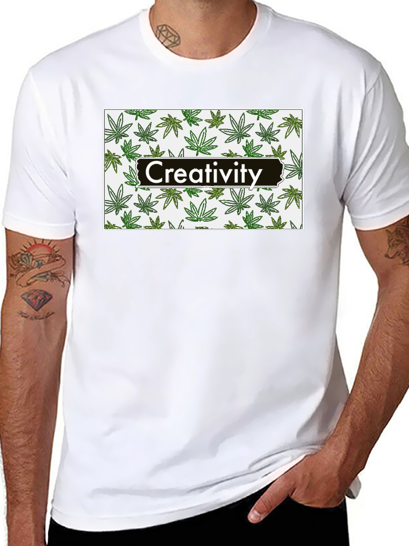 Creativity Cannabis Leaf T-Shirt