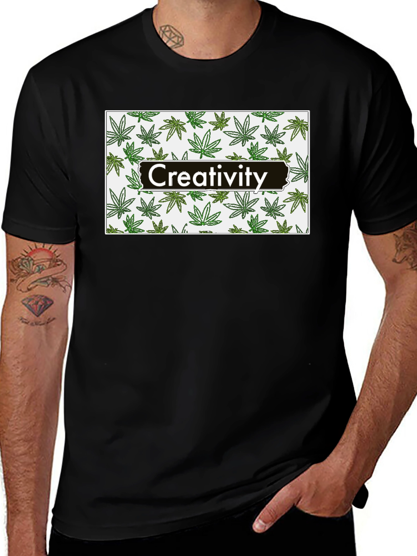 Creativity Cannabis Leaf T-Shirt