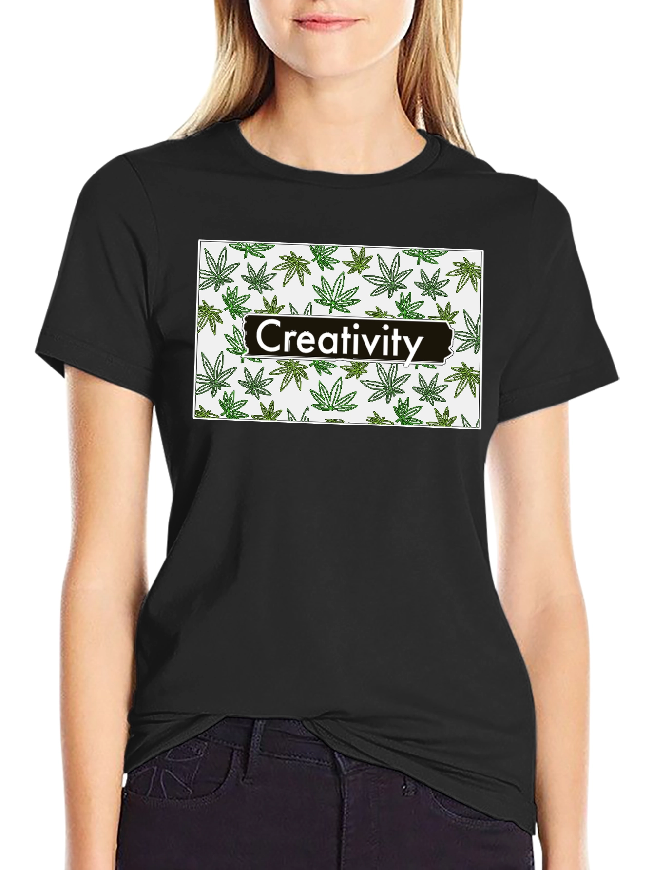 Creativity Cannabis Leaf T-Shirt