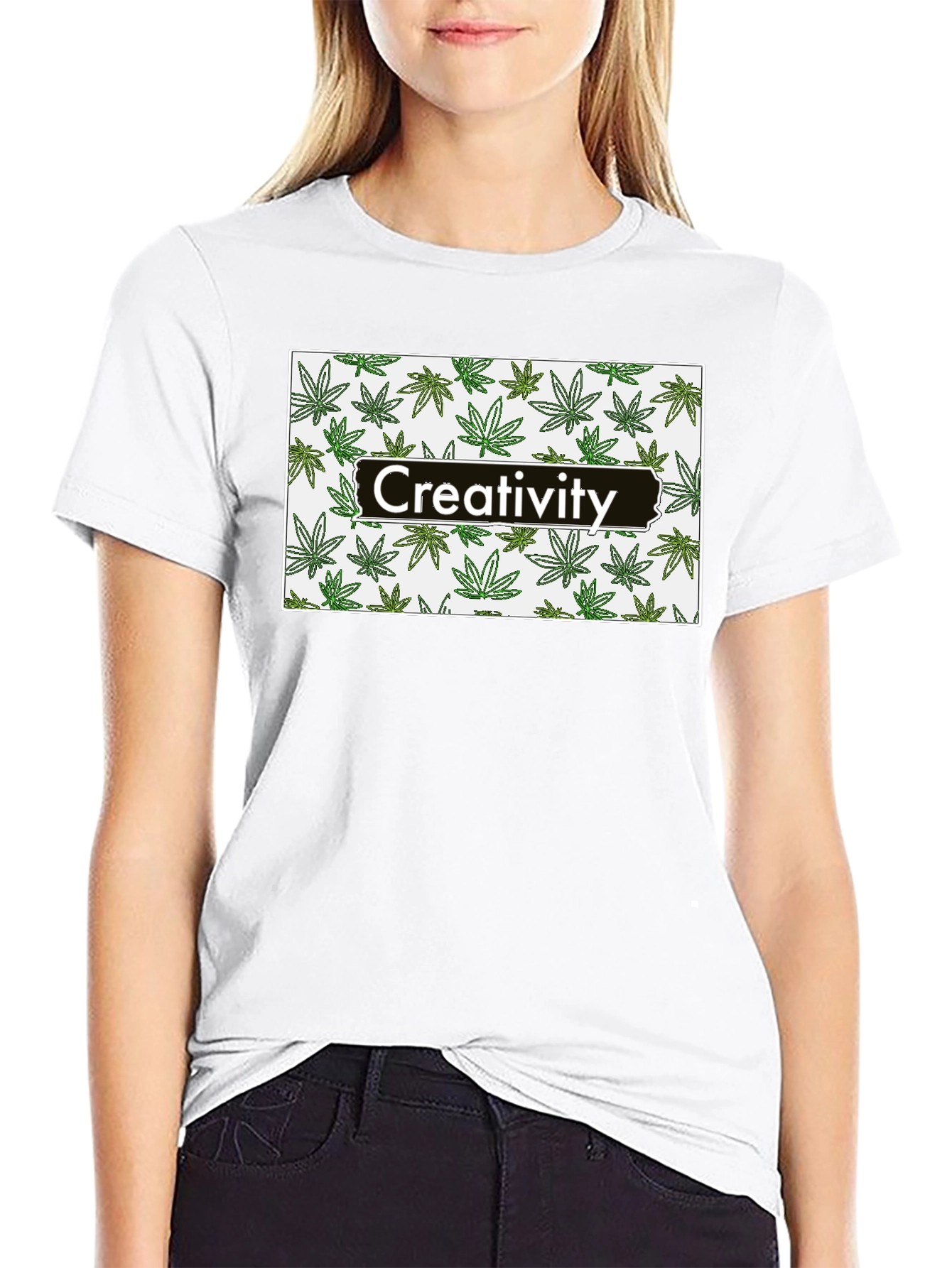 Creativity Cannabis Leaf T-Shirt