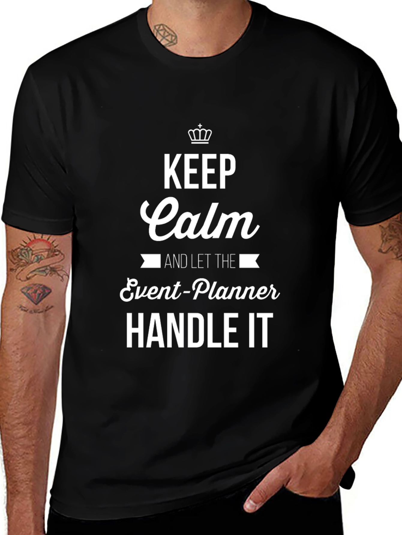 Keep Calm Event Planner T-Shirt Funny Job Tee