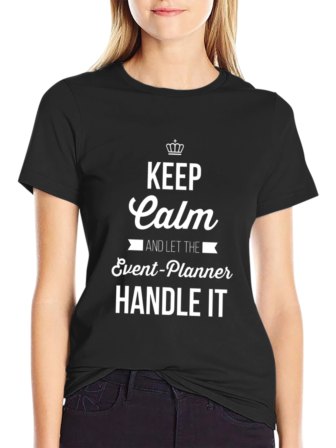Keep Calm Event Planner T-Shirt Funny Job Tee