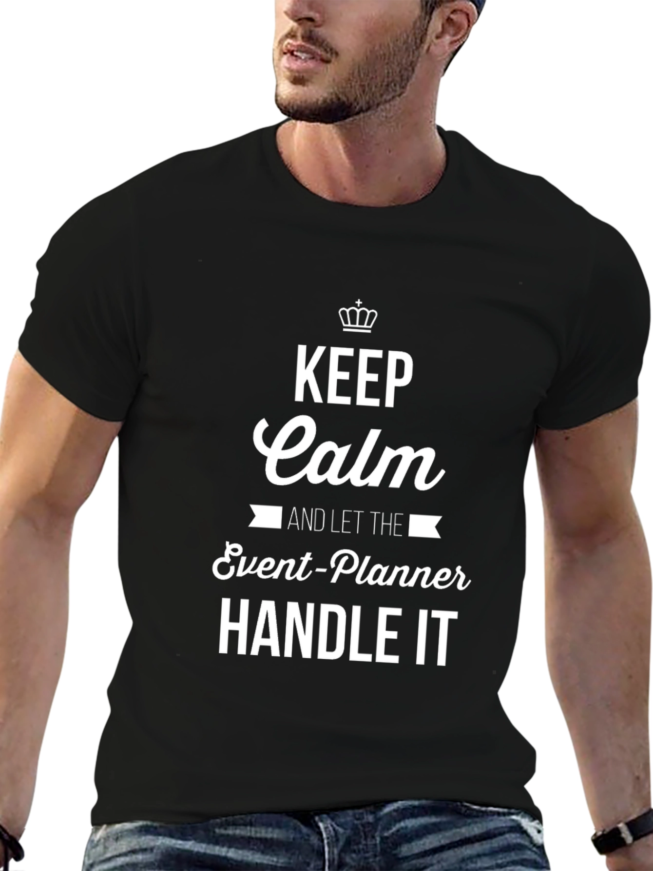 Keep Calm Event Planner T-Shirt Funny Job Tee