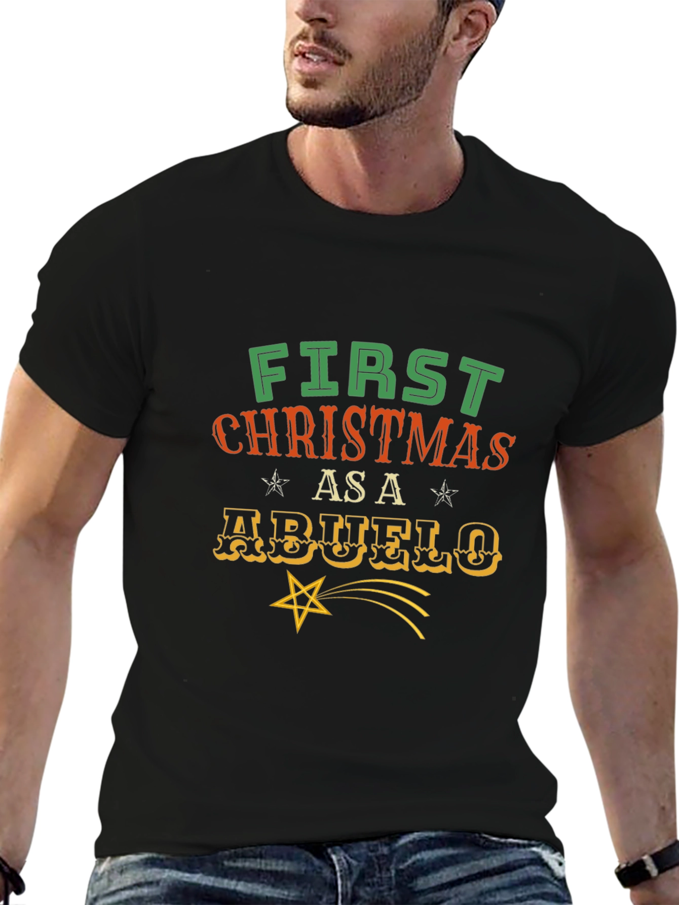 First Christmas As A Abuelo T-Shirt