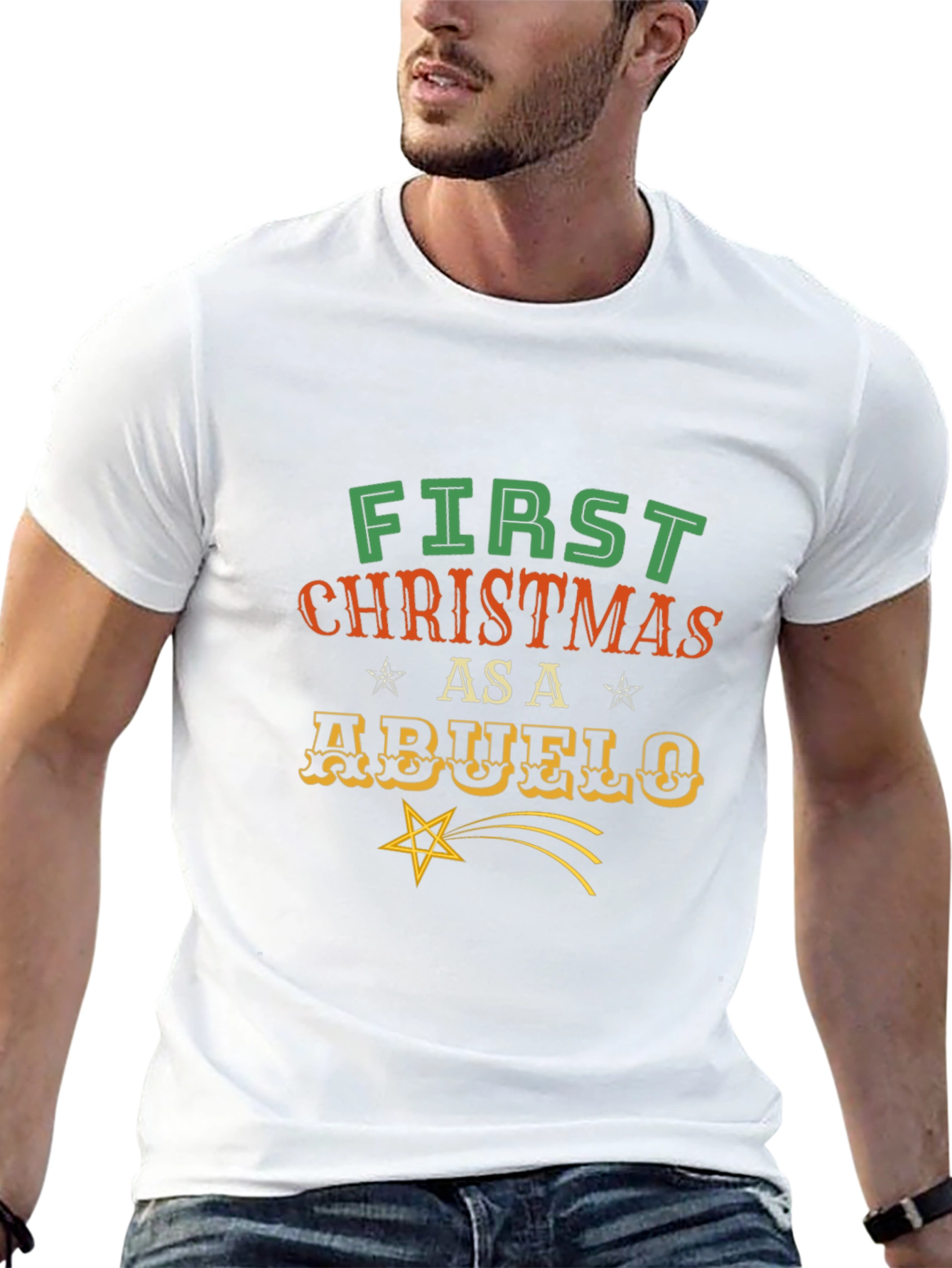First Christmas As A Abuelo T-Shirt