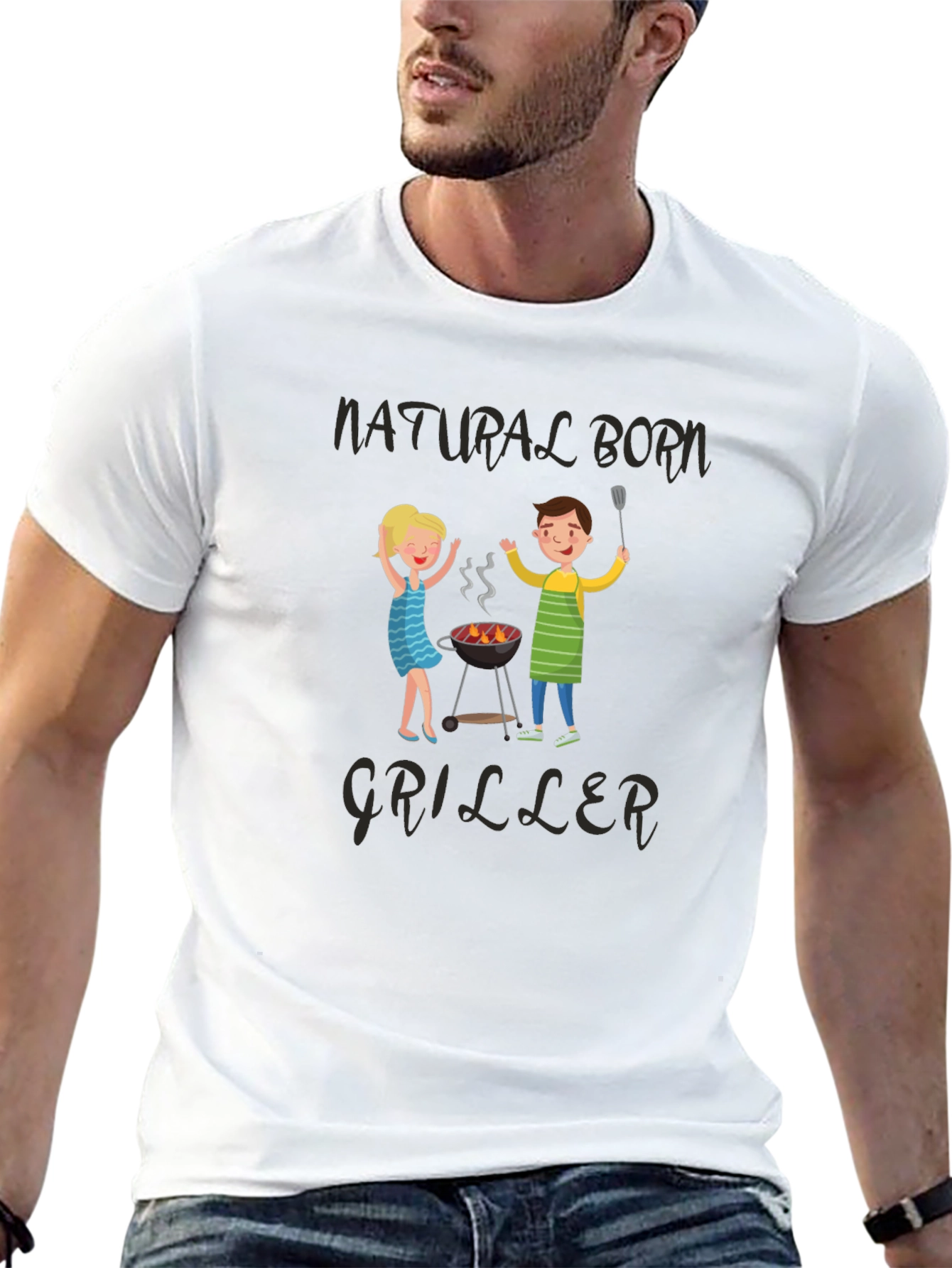 Natural Born Griller Graphic Tee