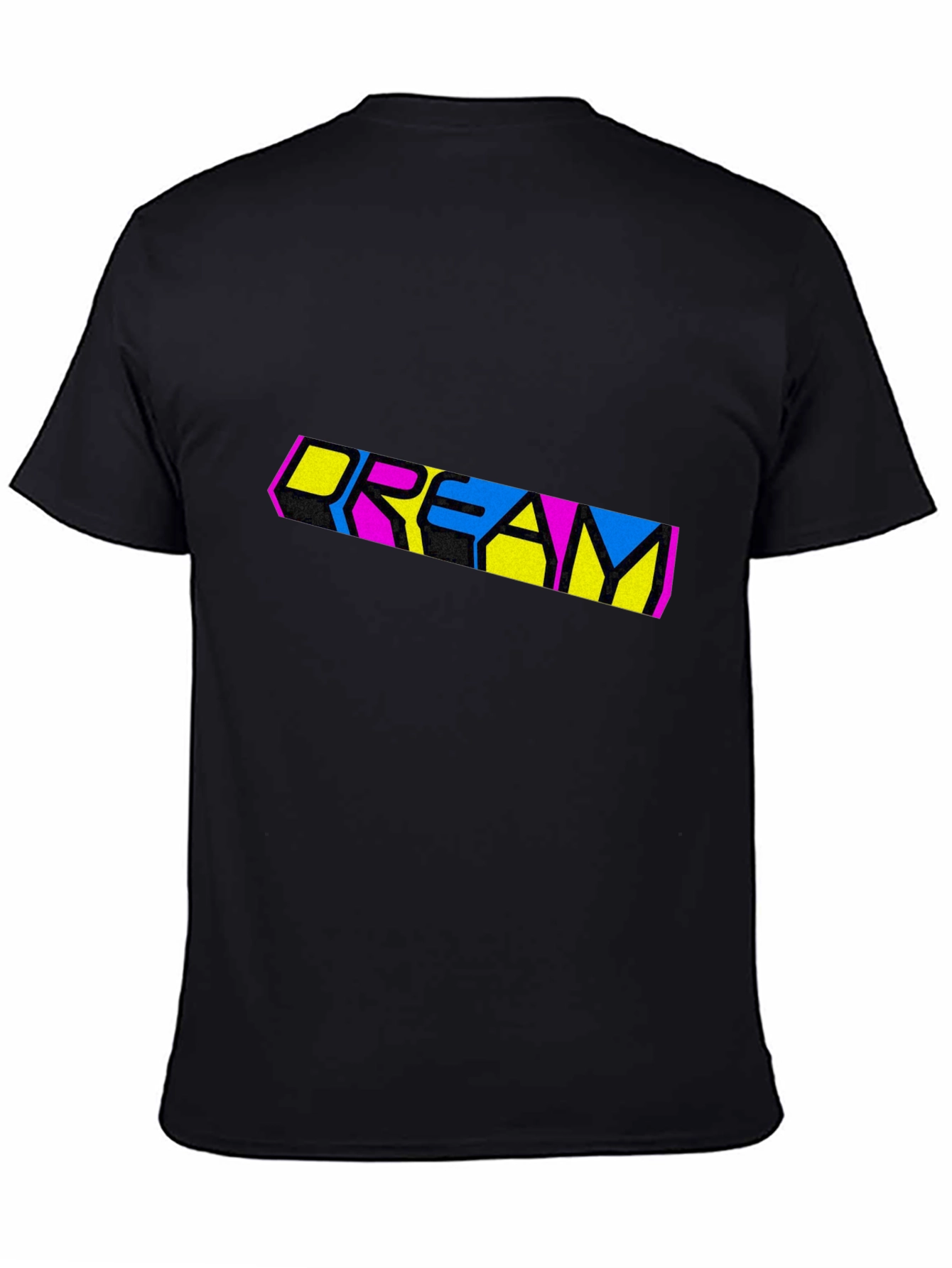 Dream Graphic Print Black T-Shirt