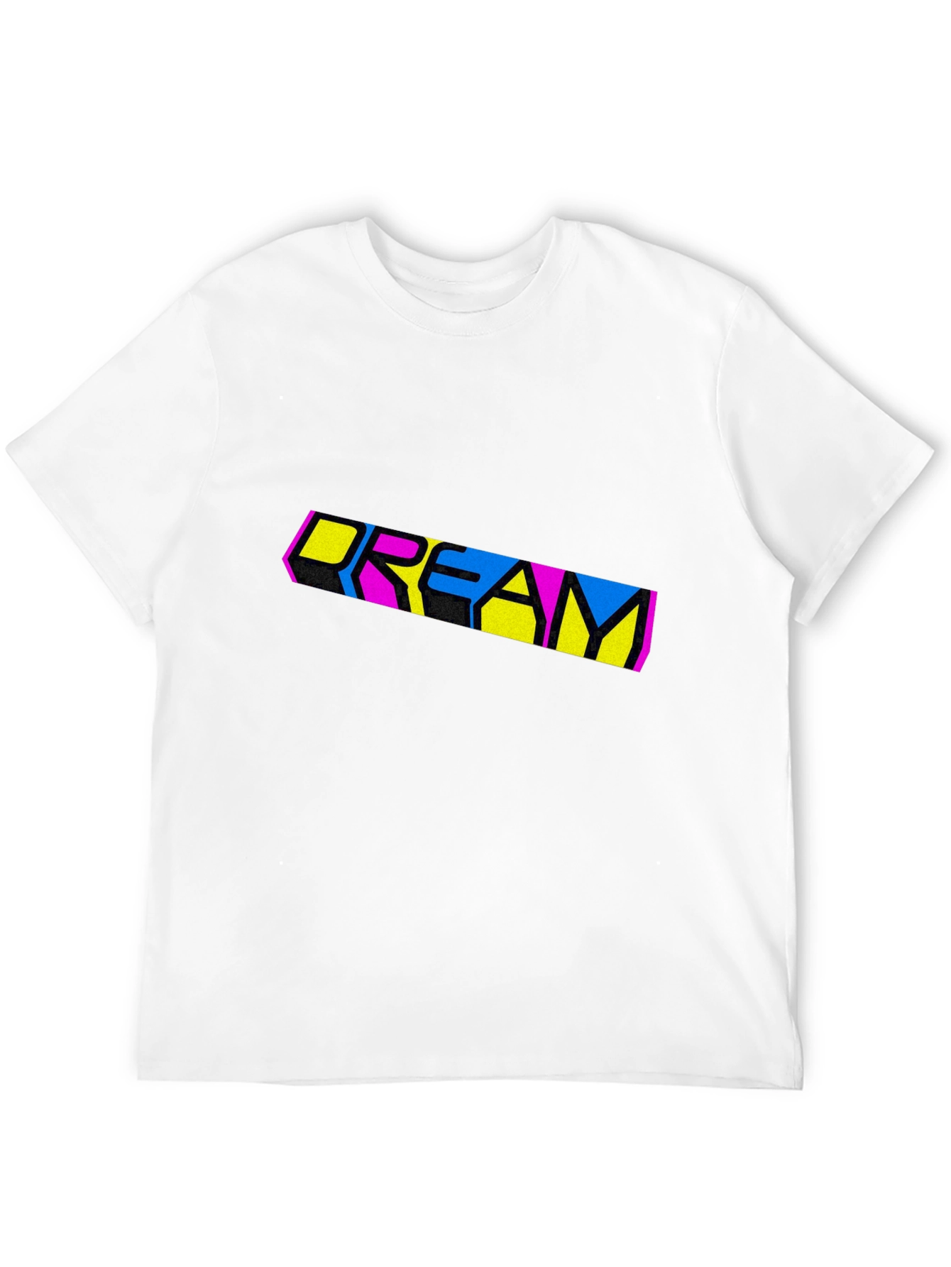 Dream Graphic Print Black T-Shirt