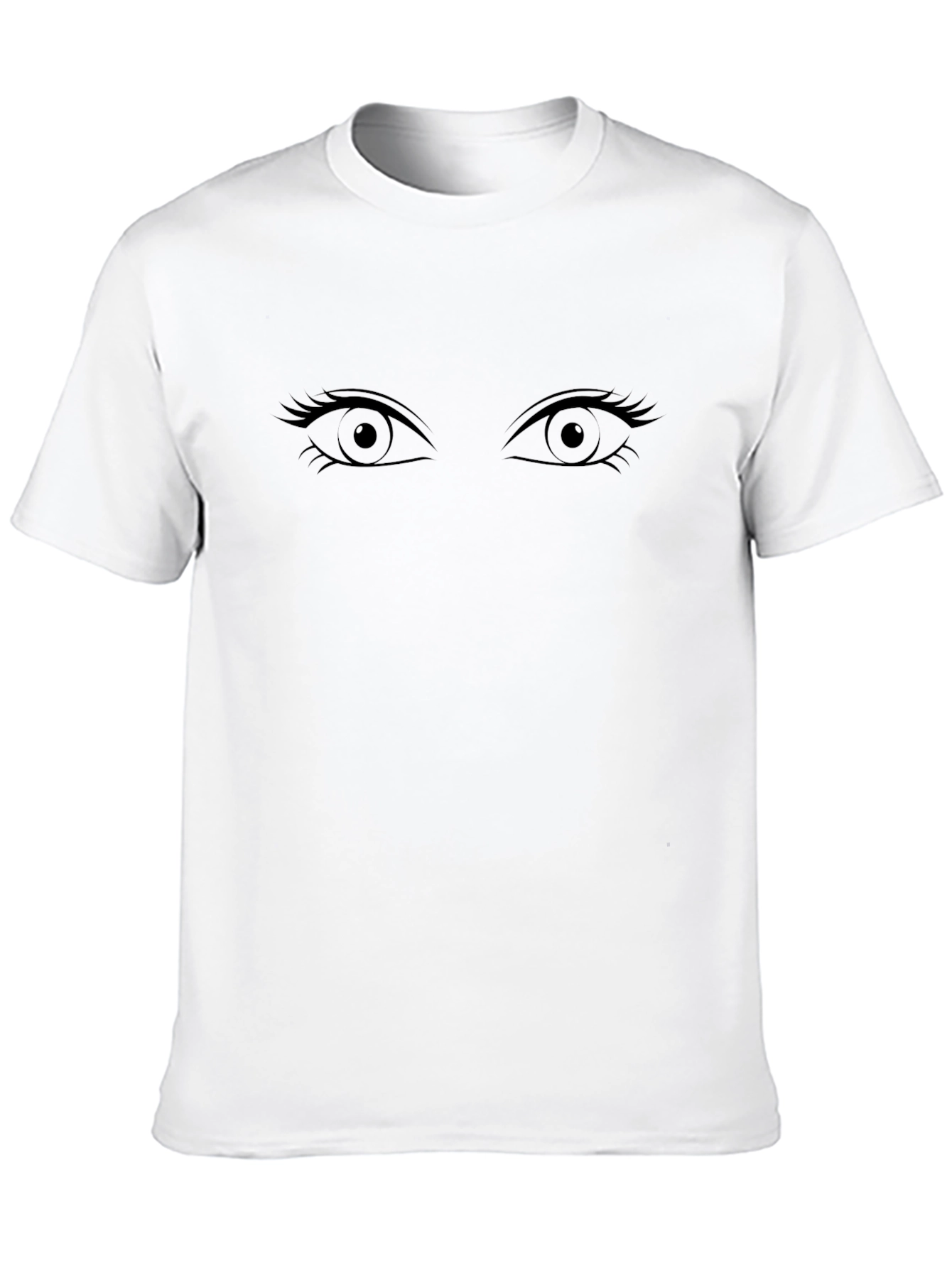 Eyes Graphic Black T-Shirt - Mens Fashion Tee