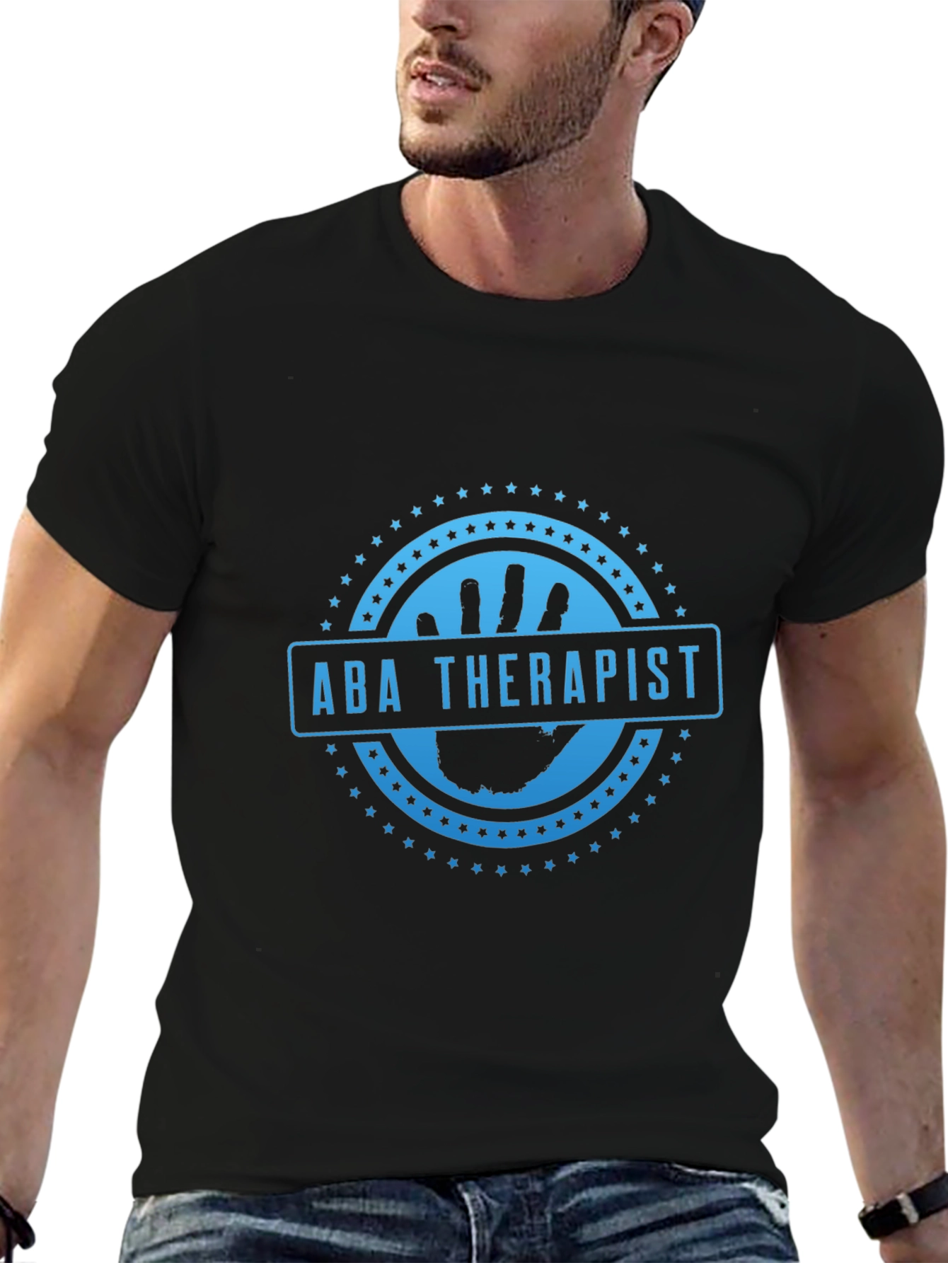 ABA Therapist T-Shirt - Helping Hands Design