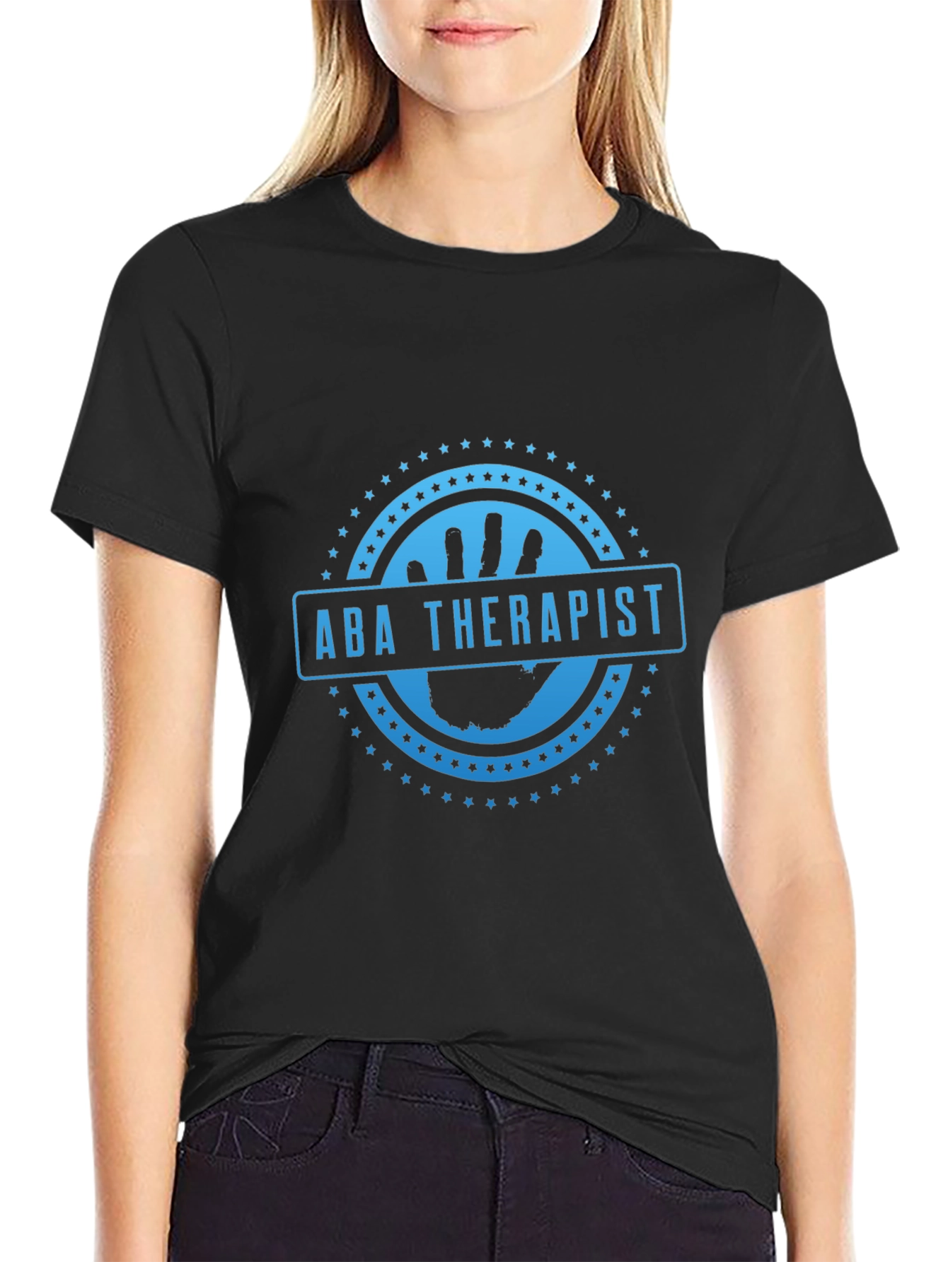 ABA Therapist T-Shirt - Helping Hands Design