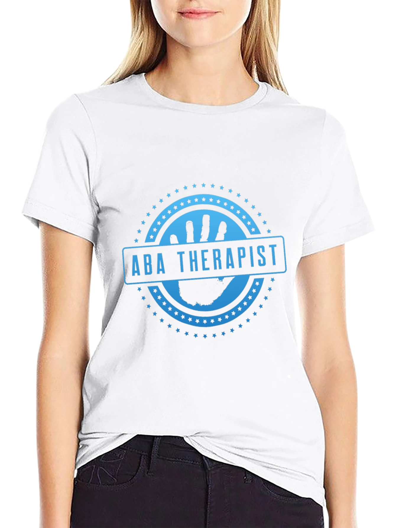 ABA Therapist T-Shirt - Helping Hands Design