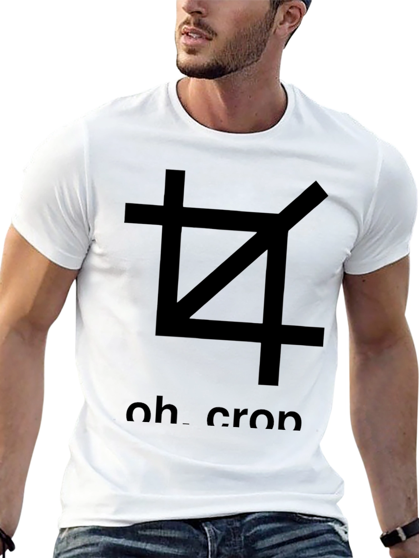 Oh Crop - Graphic T-Shirt - Unisex