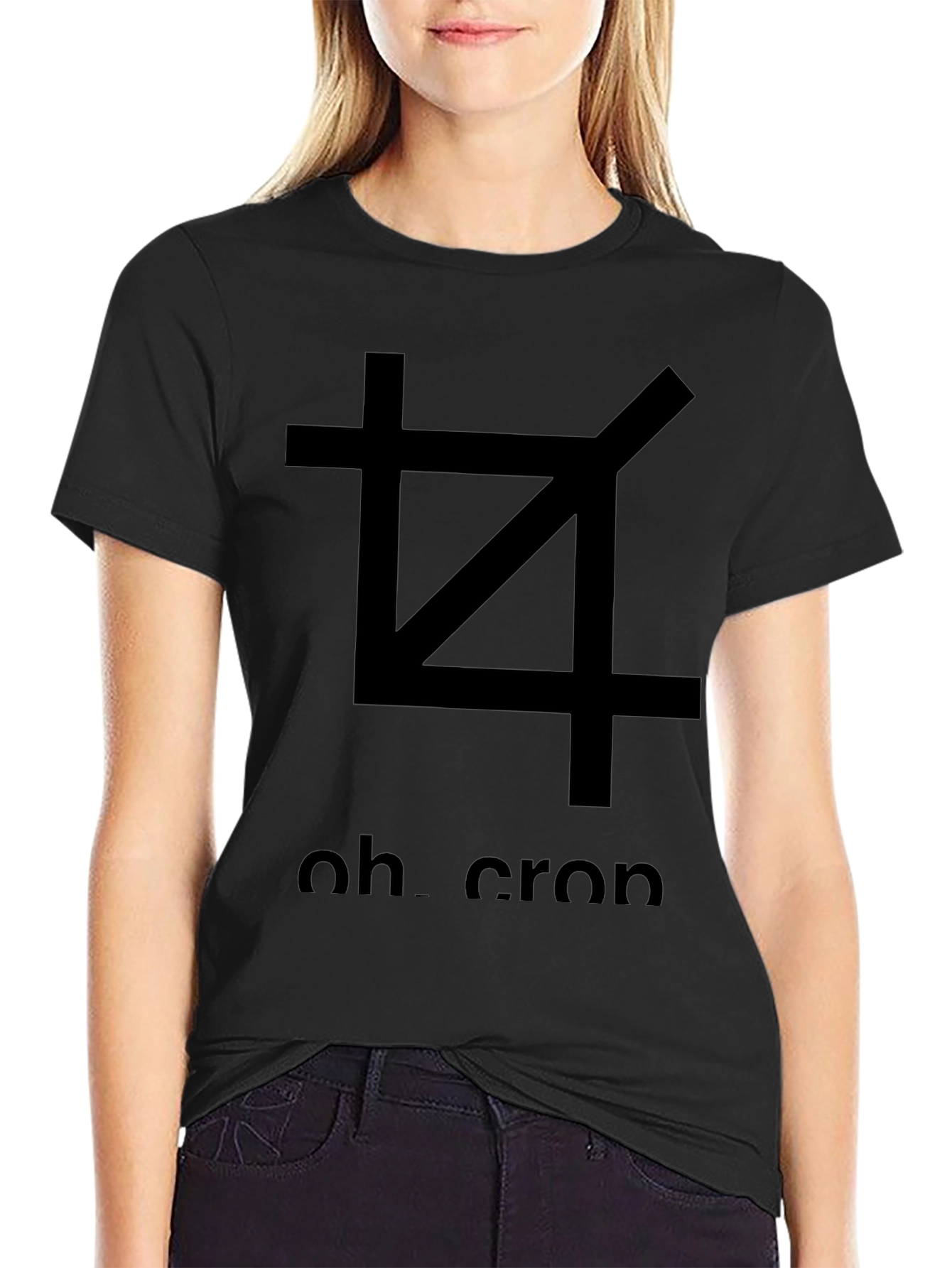 Oh Crop - Graphic T-Shirt - Unisex