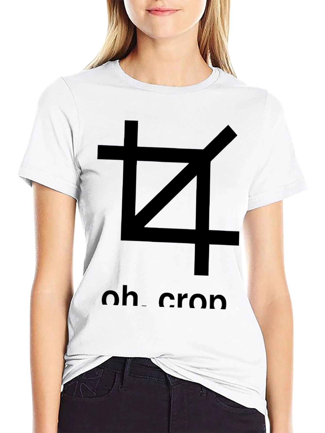 Oh Crop - Graphic T-Shirt - Unisex
