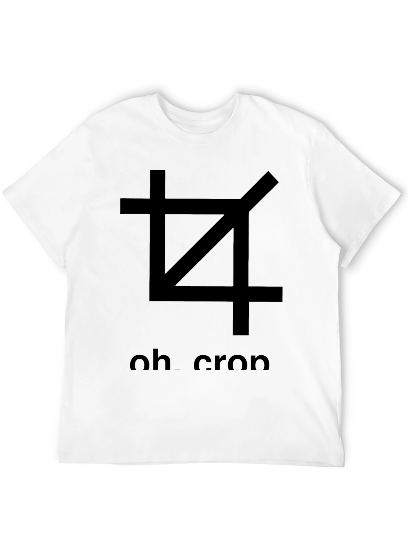Oh Crop - Graphic T-Shirt - Unisex