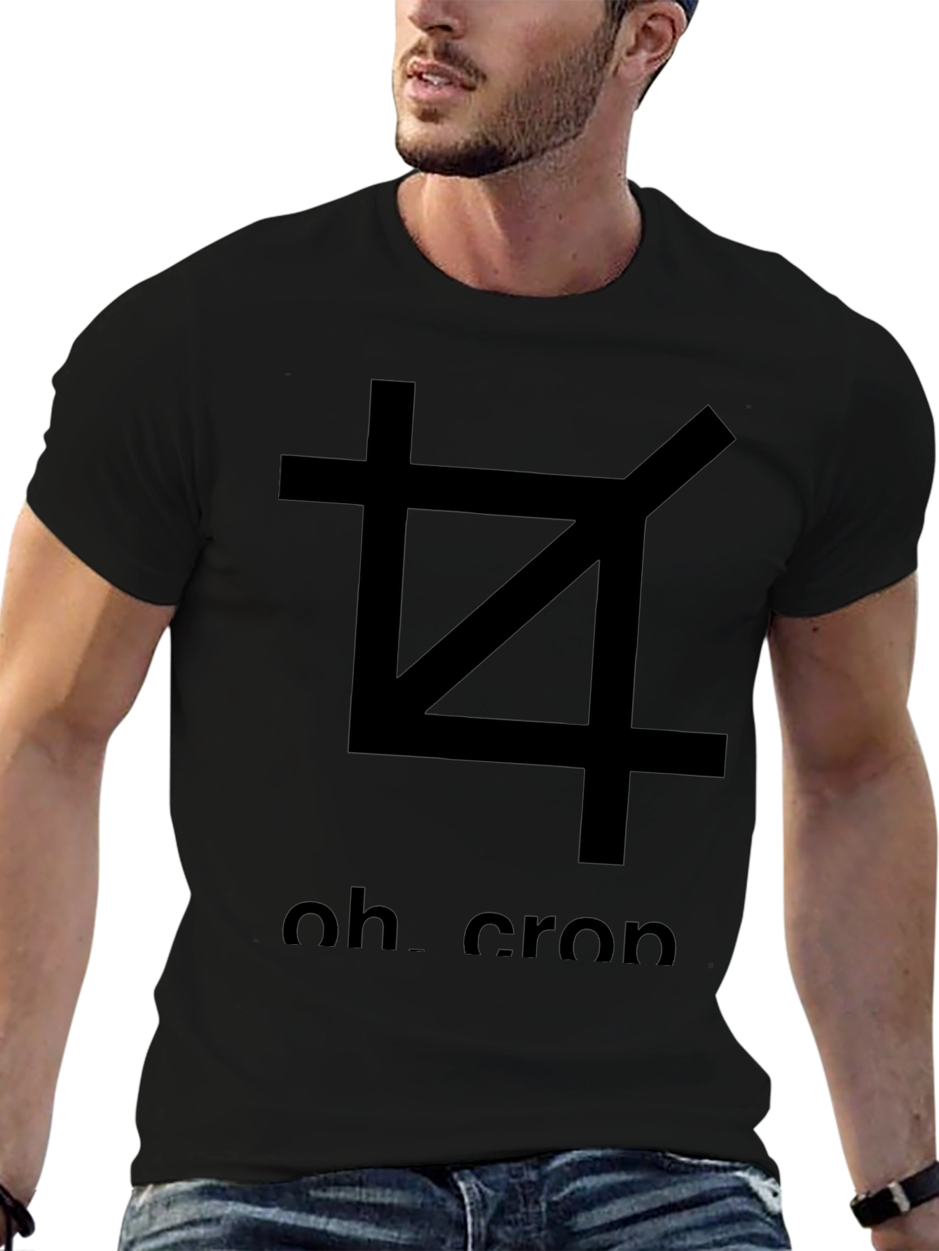 Oh Crop - Graphic T-Shirt - Unisex