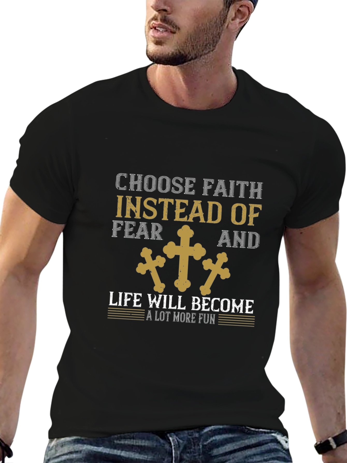 Choose Faith T-Shirt - Inspirational Christian Apparel