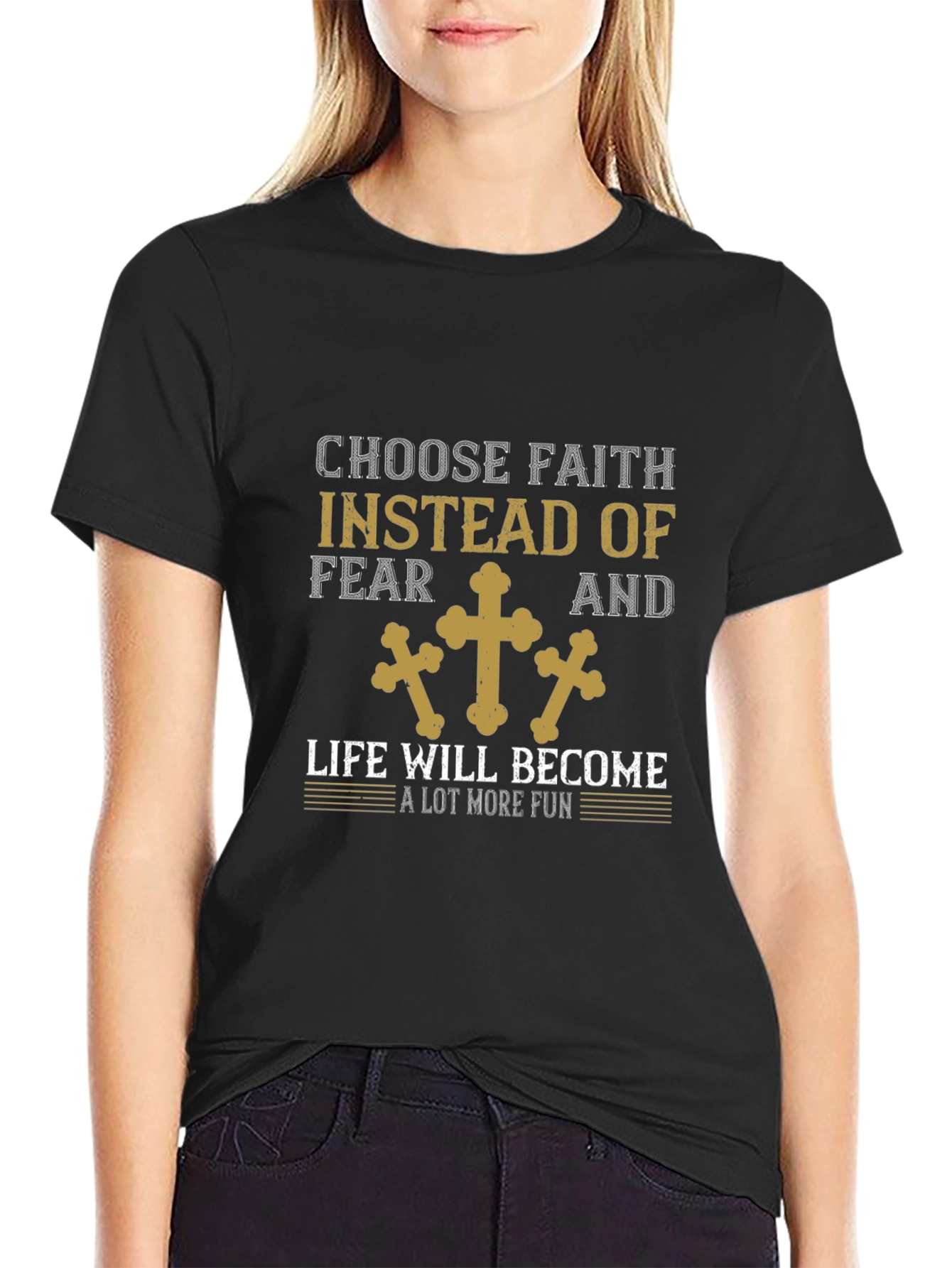 Choose Faith T-Shirt - Inspirational Christian Apparel
