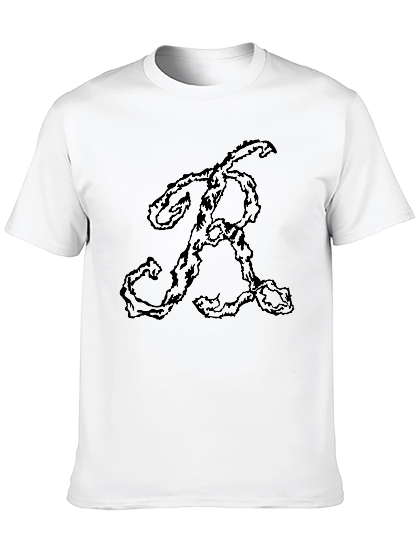 Abstract Initial R Graphic T-Shirt