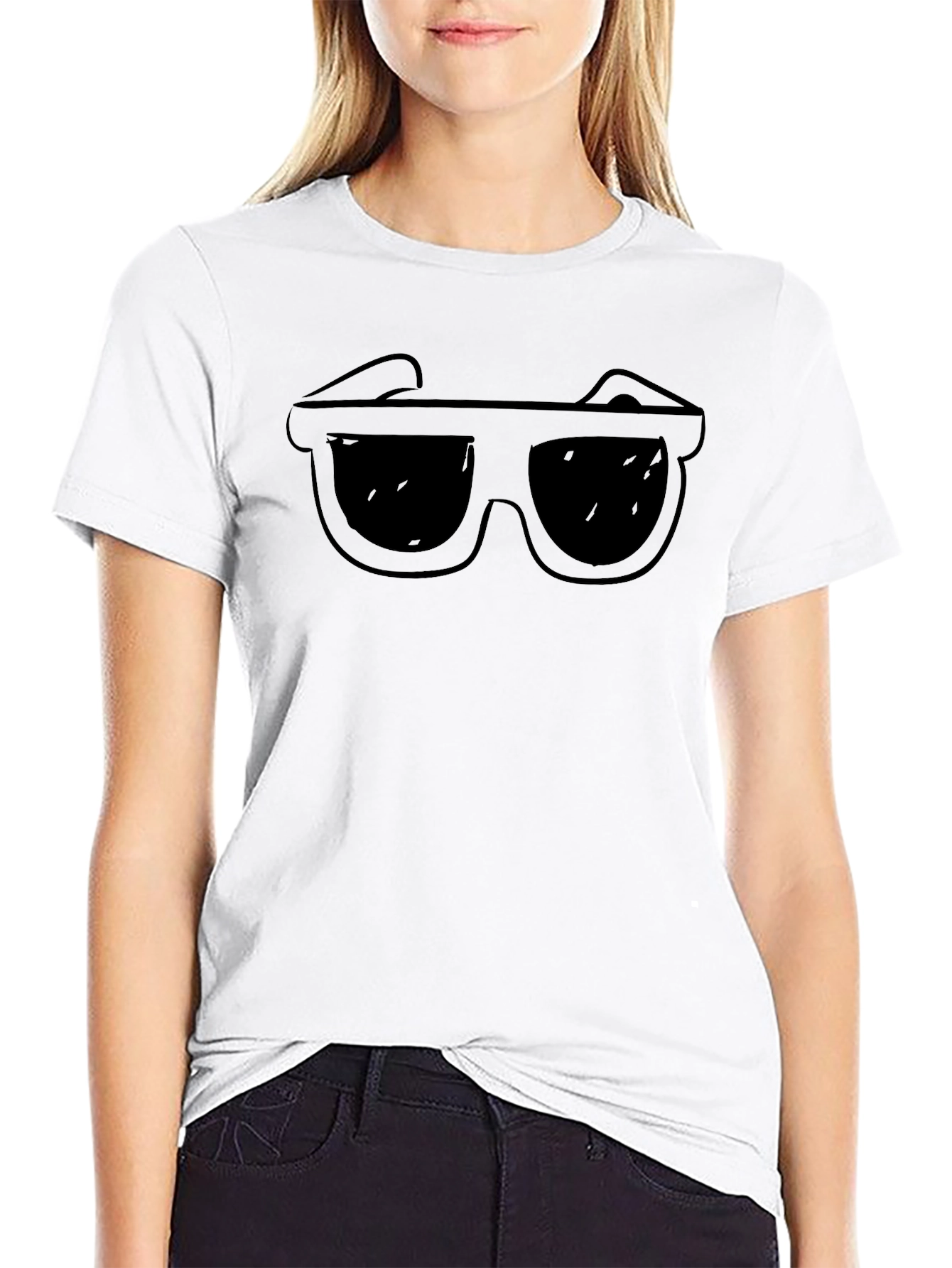 Cool Shades Graphic T-Shirt - Classic Black