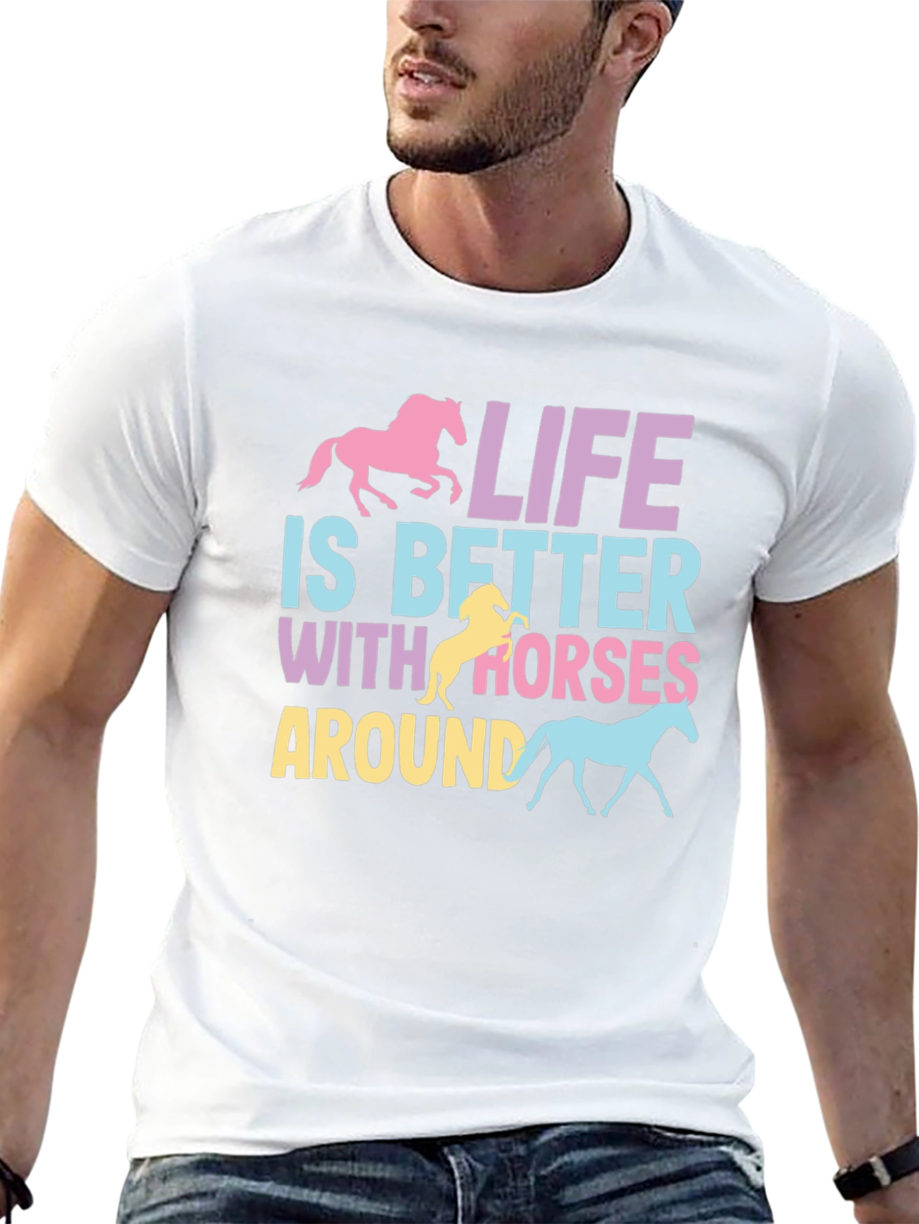 Life is Better with Horses Graphic Tee