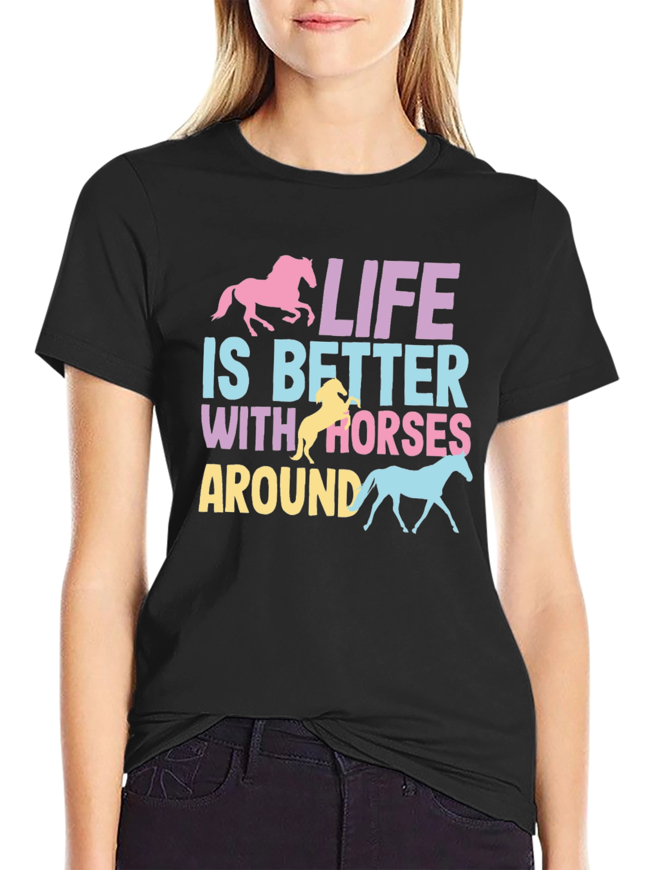 Life is Better with Horses Graphic Tee