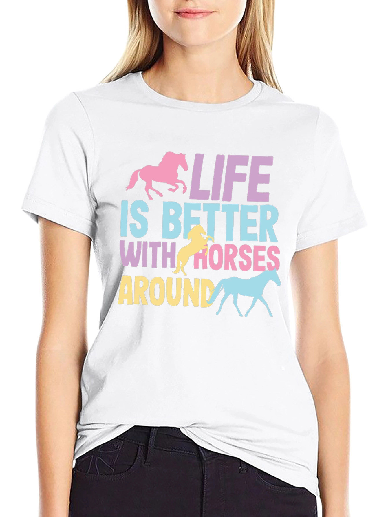 Life is Better with Horses Graphic Tee