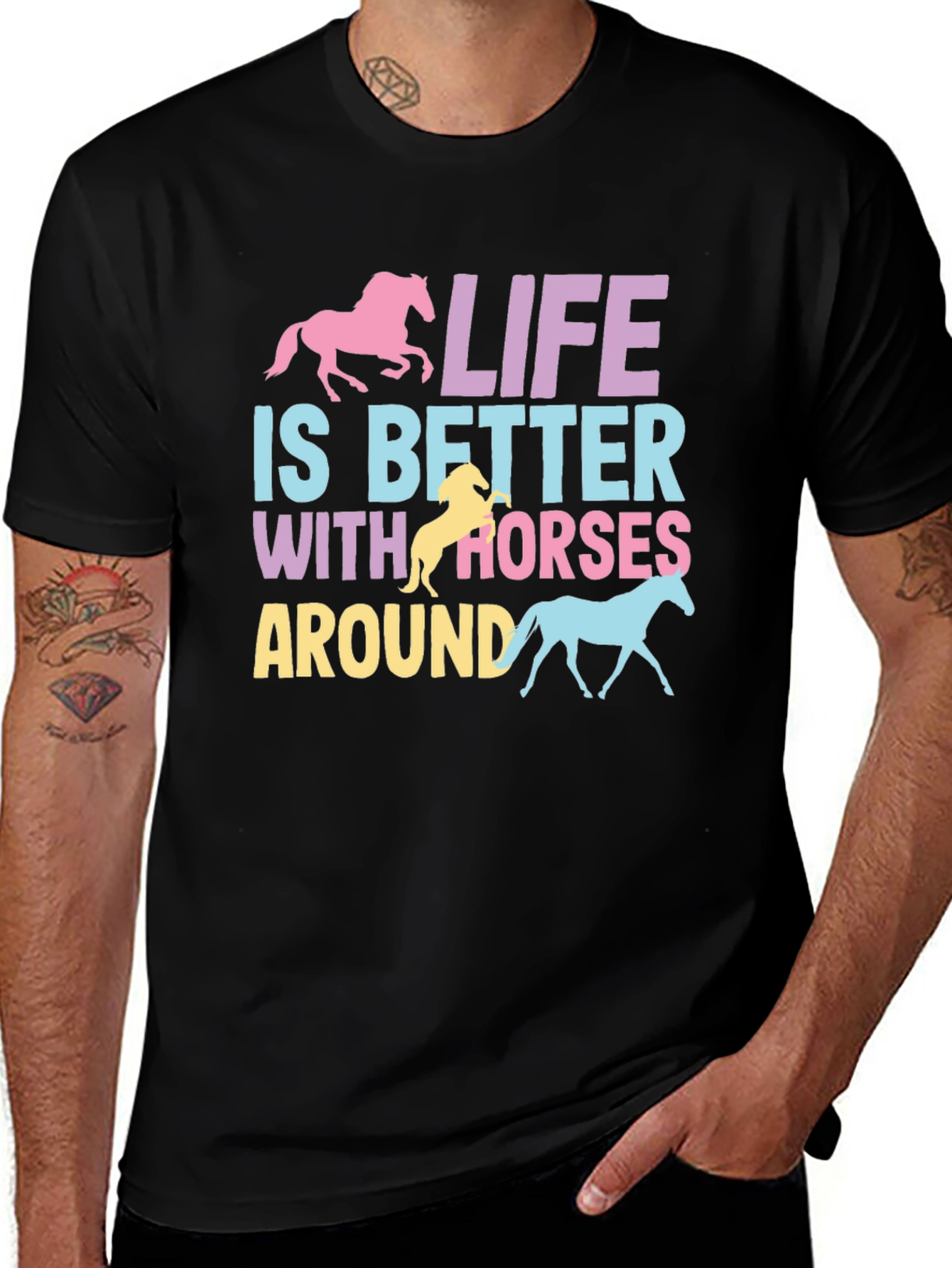 Life is Better with Horses Graphic Tee