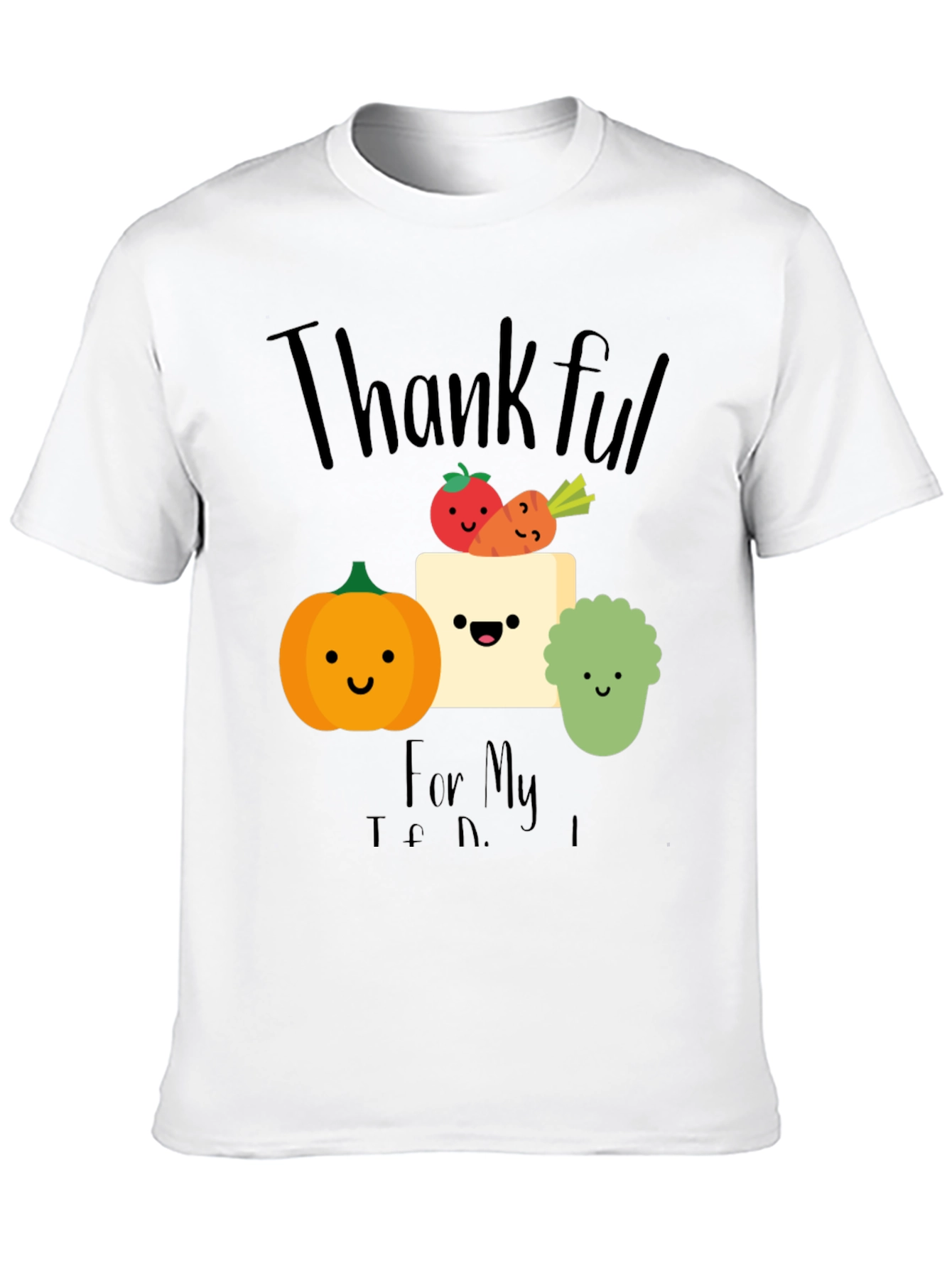 Thankful for My Tofu Vegan T-Shirt