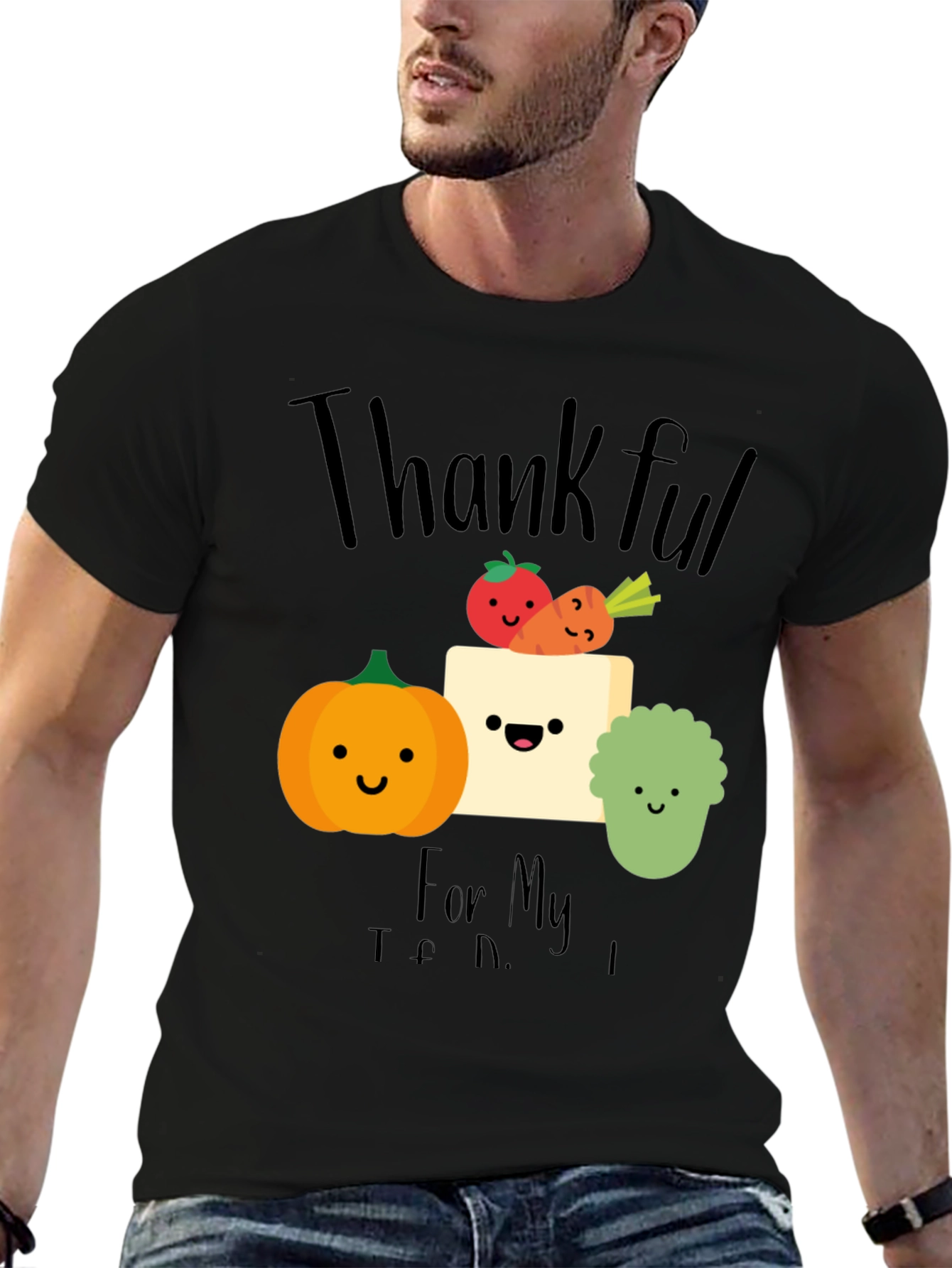 Thankful for My Tofu Vegan T-Shirt