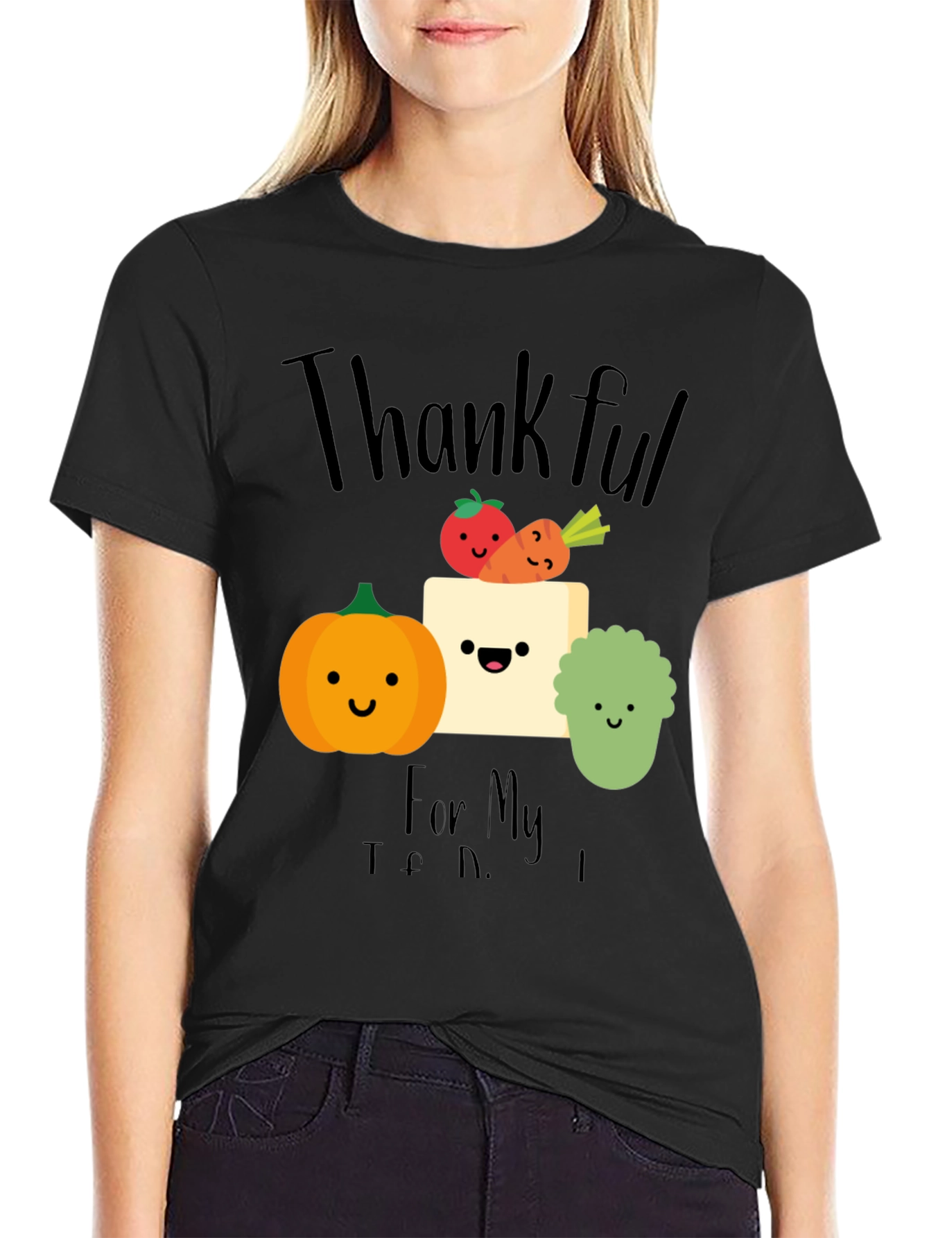 Thankful for My Tofu Vegan T-Shirt
