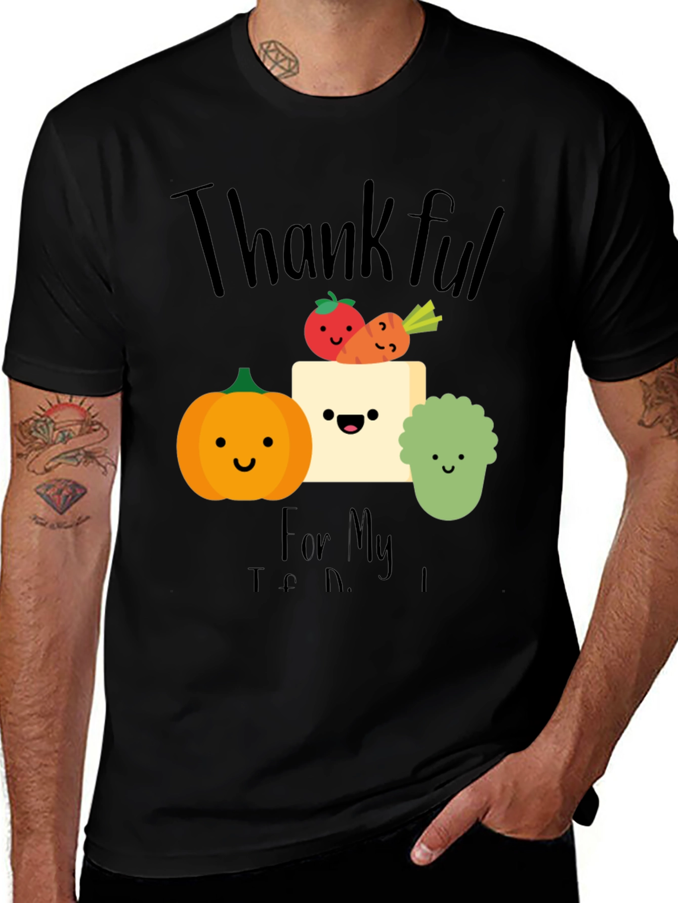 Thankful for My Tofu Vegan T-Shirt