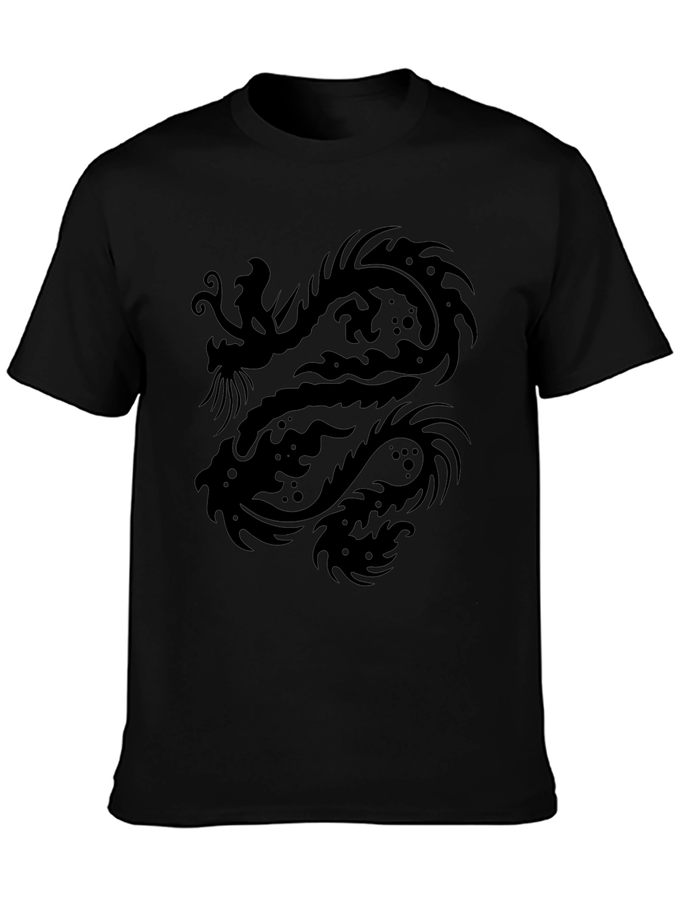 Dragon Graphic Black T-Shirt - Mens Style
